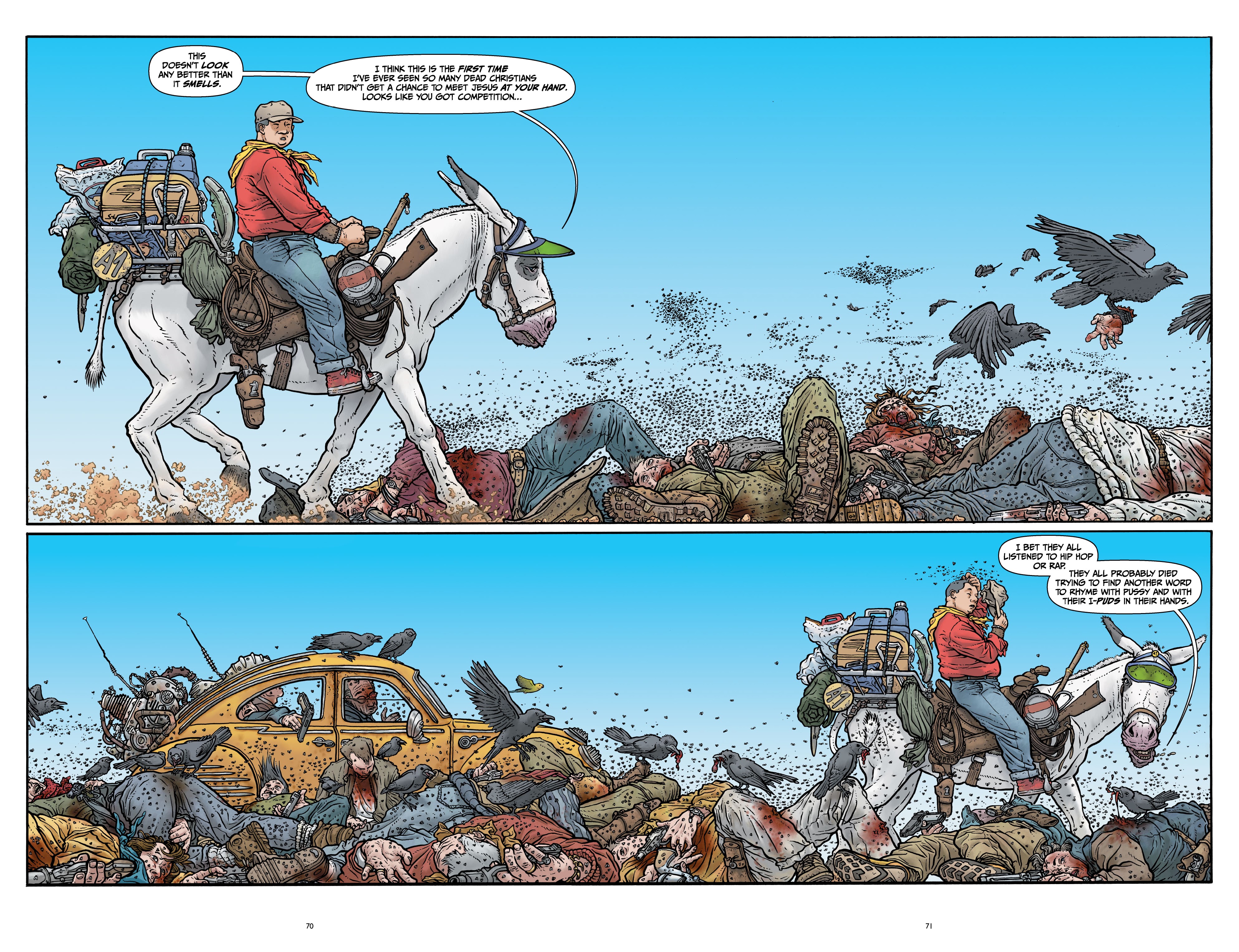 Read online Shaolin Cowboy comic -  Issue # _Start Trek (Part 1) - 52