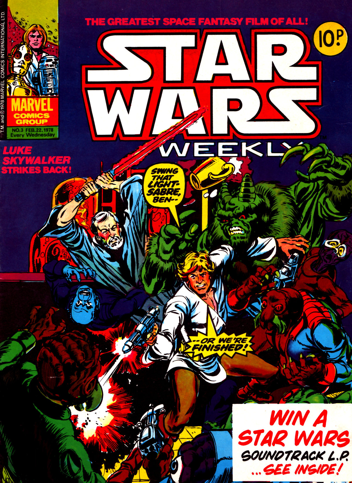 Read online Star Wars Weekly comic -  Issue #3 - 1