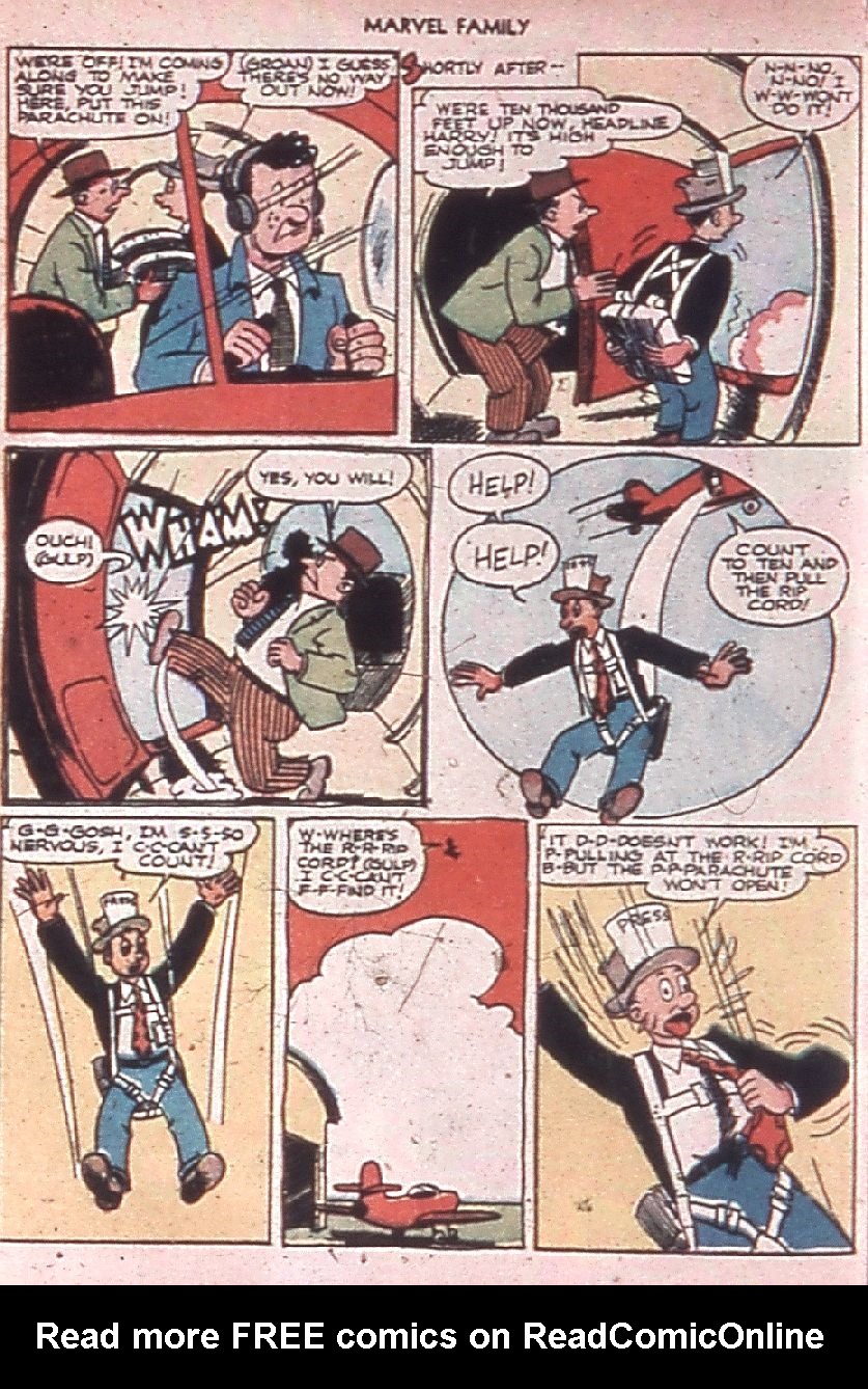 Read online The Marvel Family comic -  Issue #39 - 40