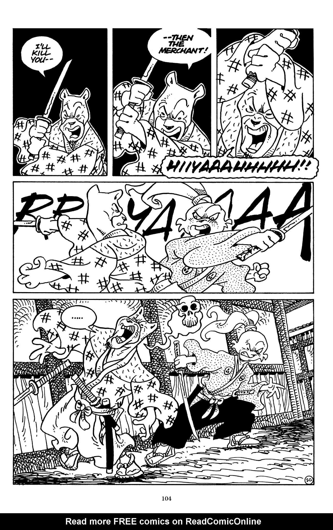 Read online The Usagi Yojimbo Saga comic -  Issue # TPB 7 - 101