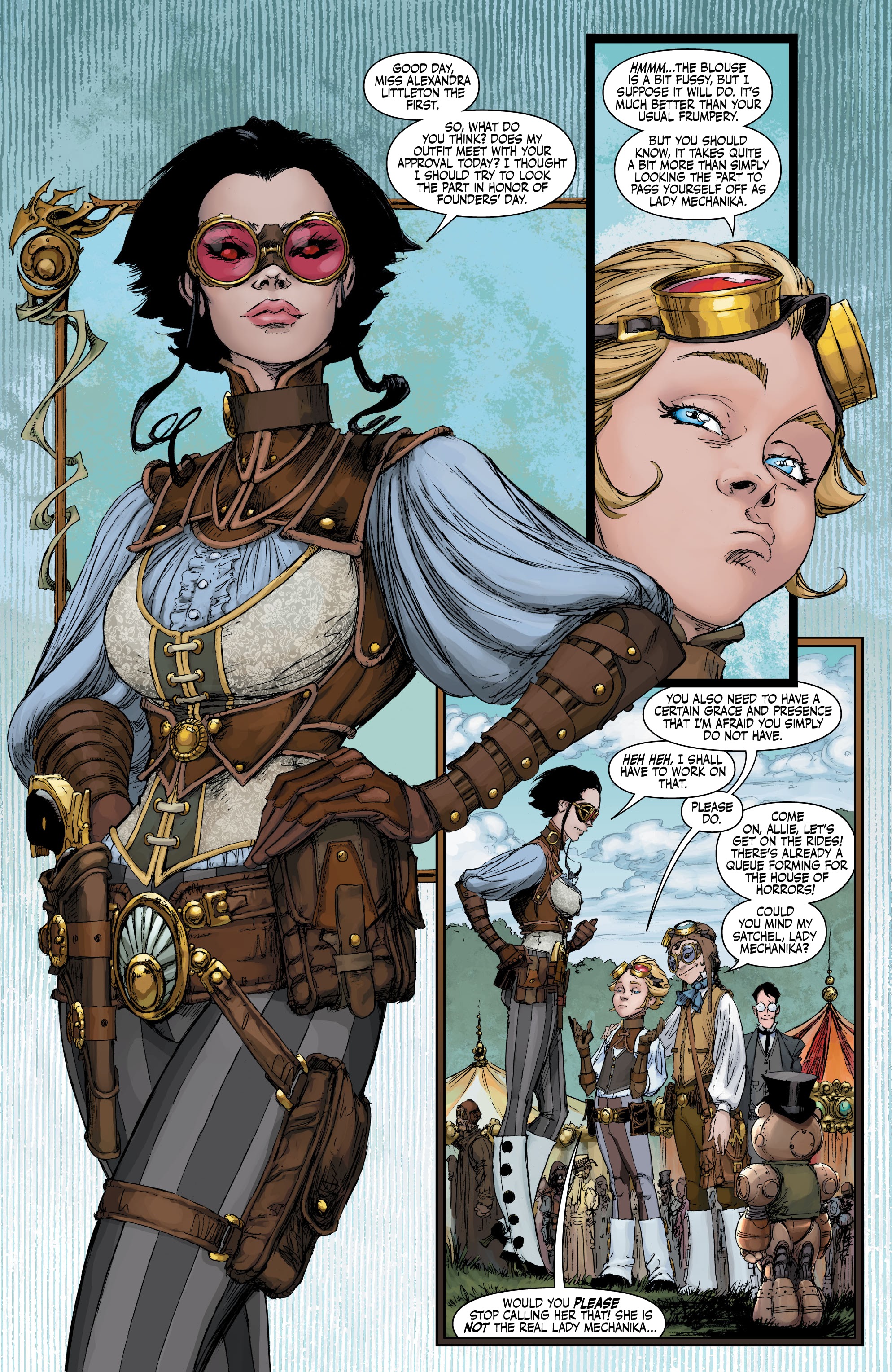 Read online Lady Mechanika: The Monster of The Ministry of Hell comic -  Issue #1 - 8