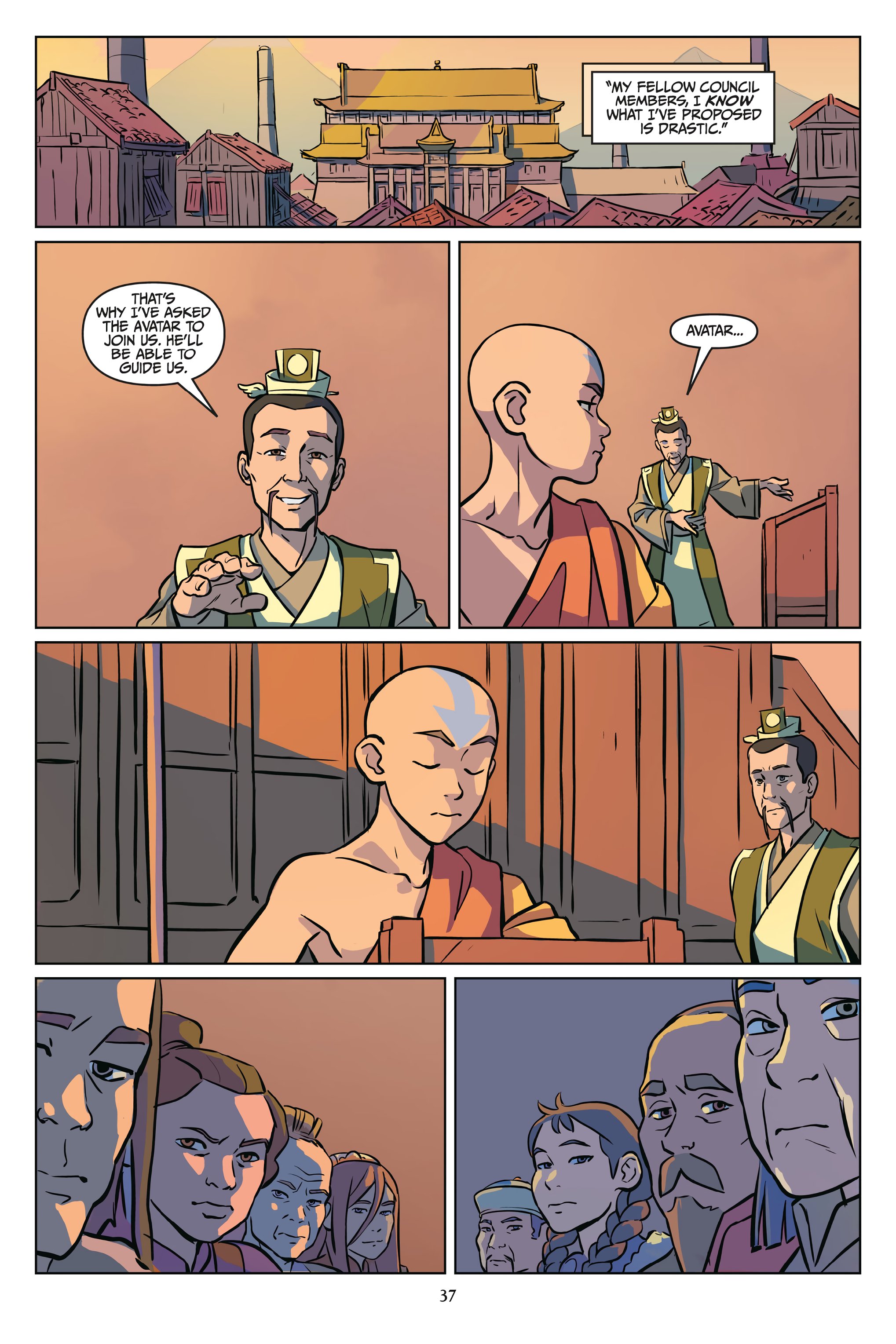 Read online Nickelodeon Avatar: The Last Airbender - Imbalance comic -  Issue # _Omnibus (Part 1) - 38