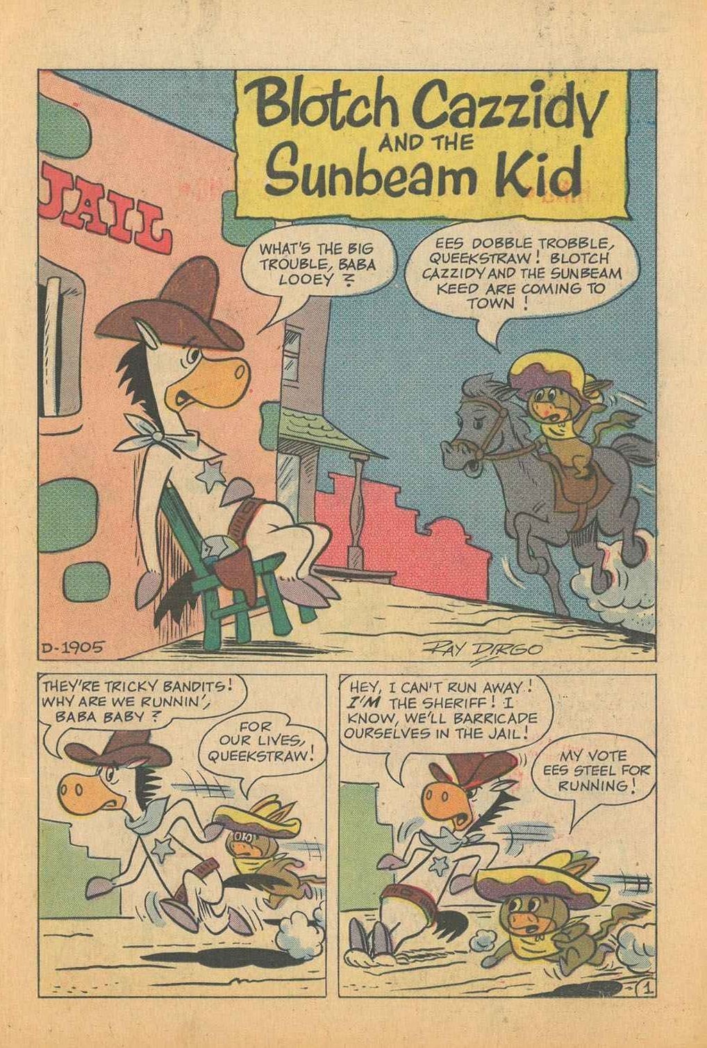 Read online Quick Draw McGraw comic -  Issue #7 - 14