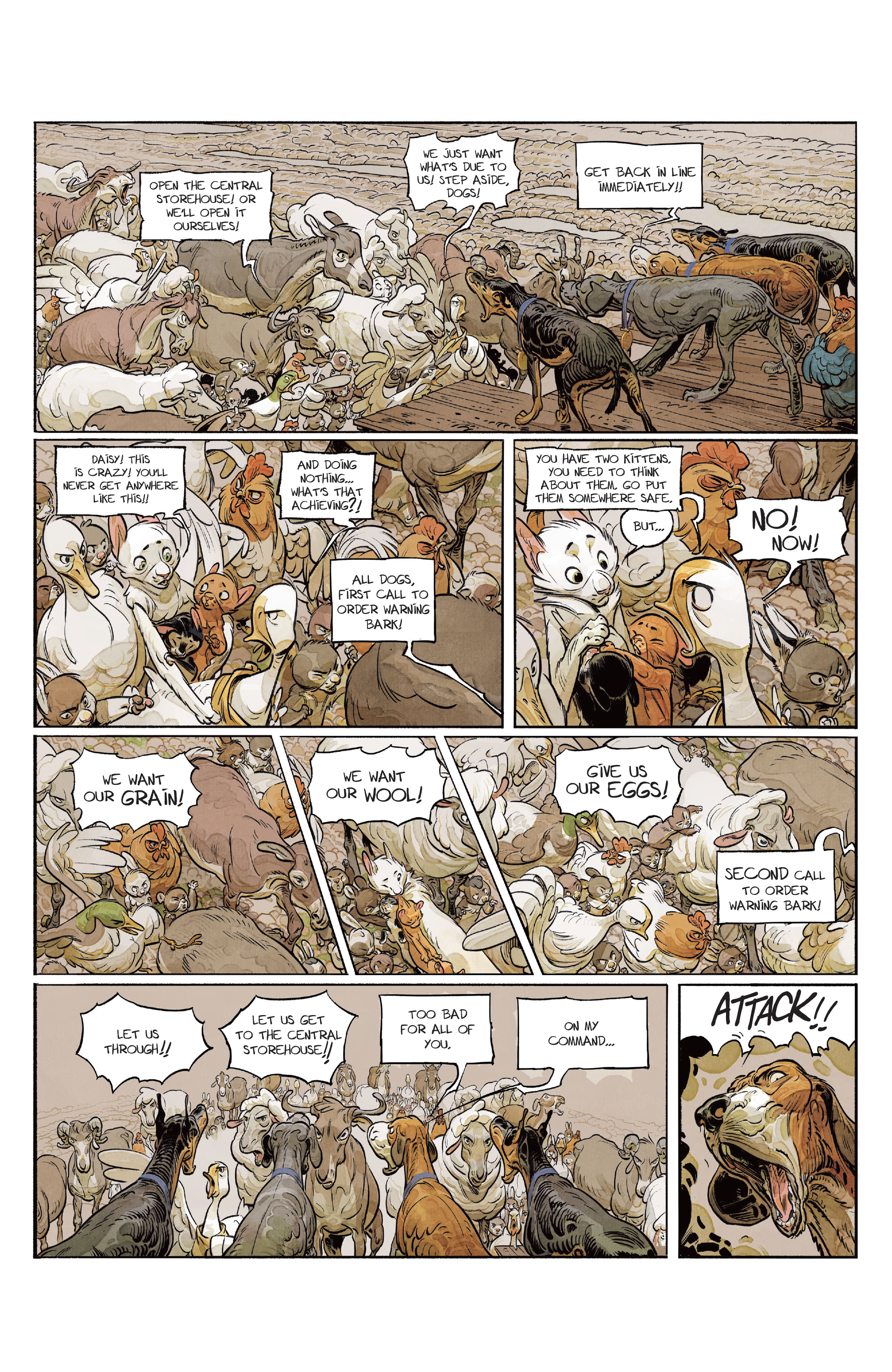 Read online Animal Castle comic -  Issue #1 - 19