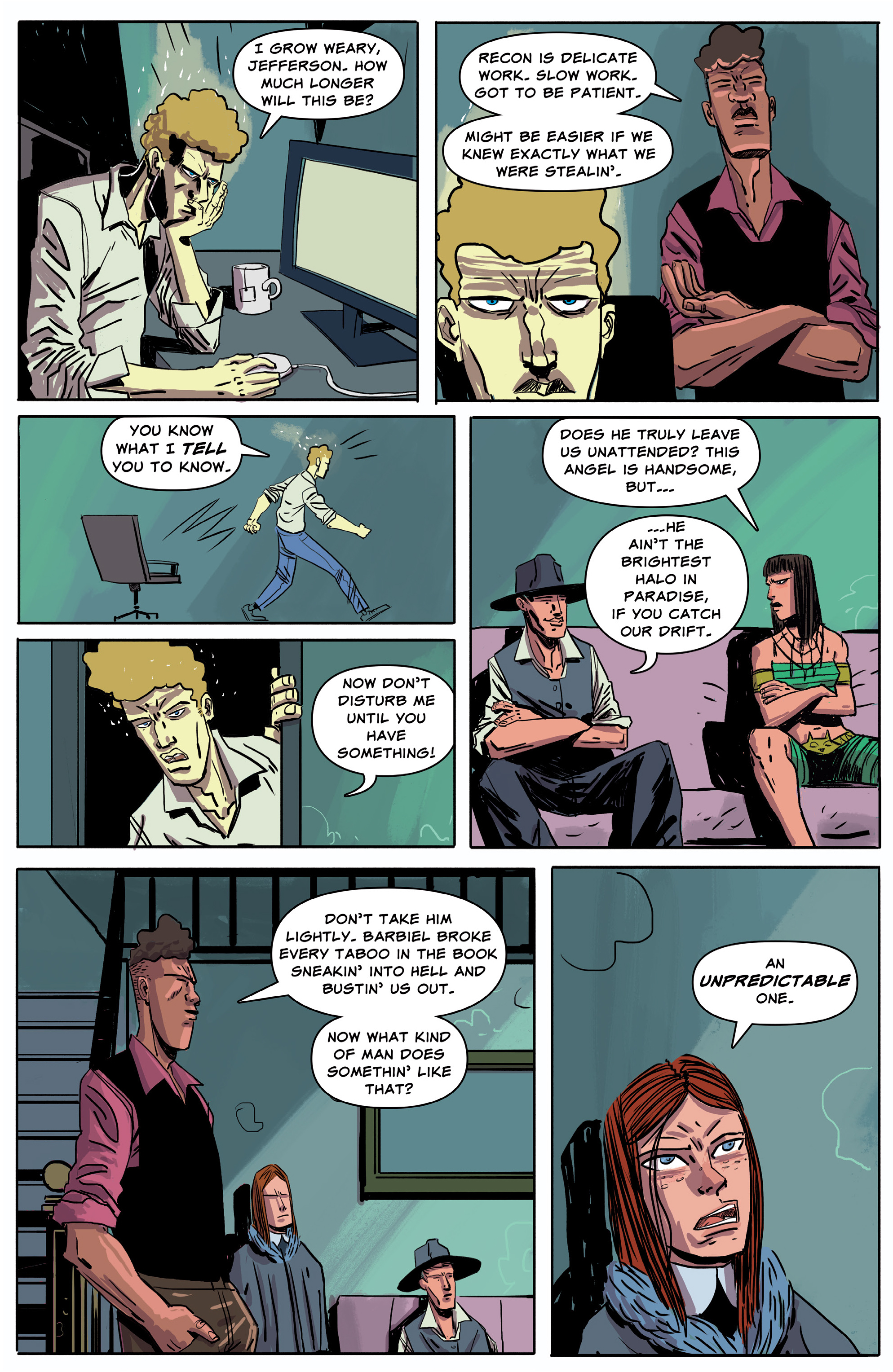 Read online Heavenly Blues comic -  Issue #4 - 5