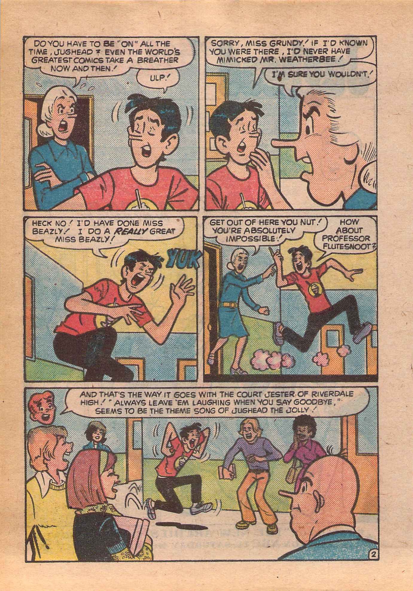 Read online Archie's Double Digest Magazine comic -  Issue #34 - 184