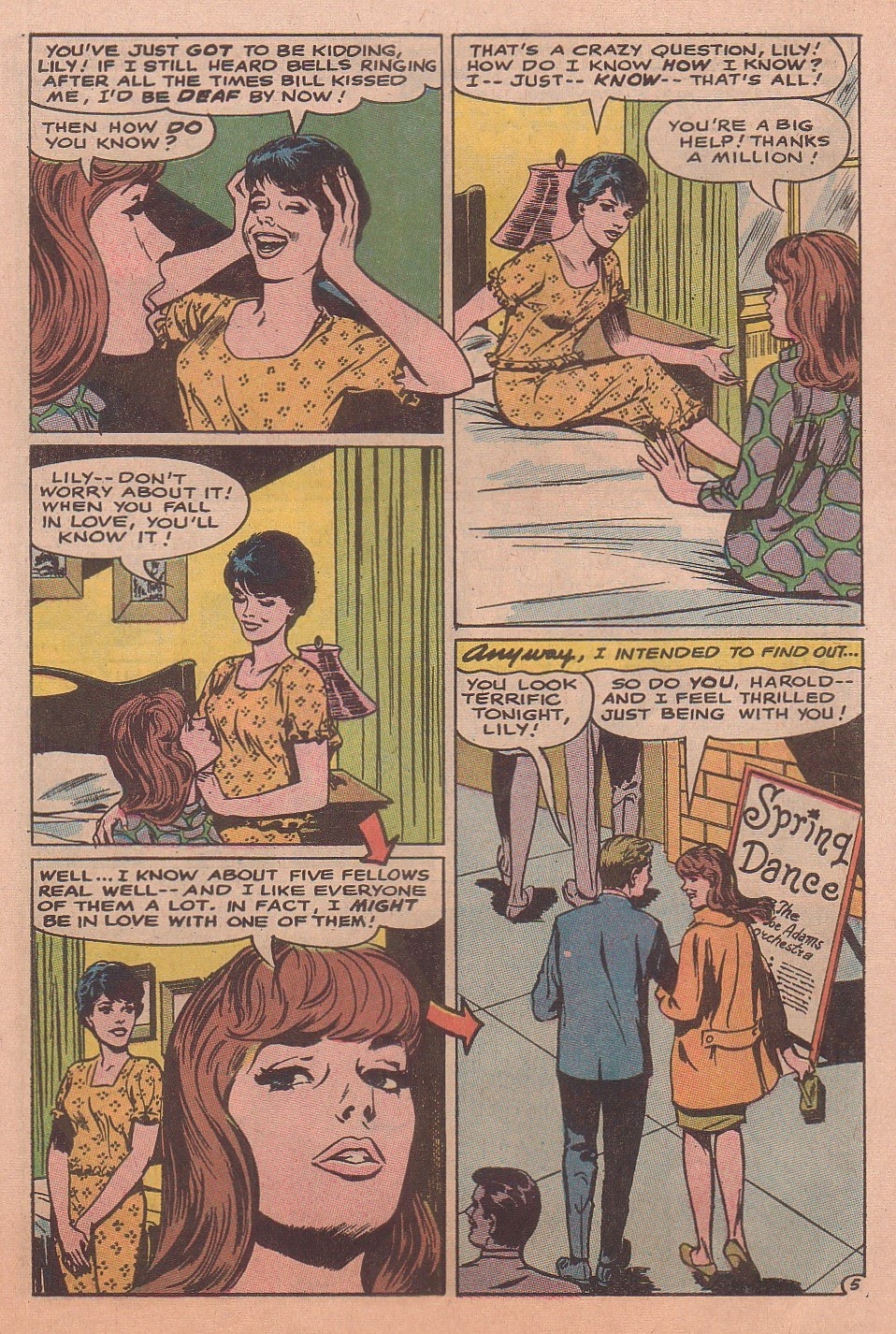 Read online Young Love (1963) comic -  Issue #65 - 7