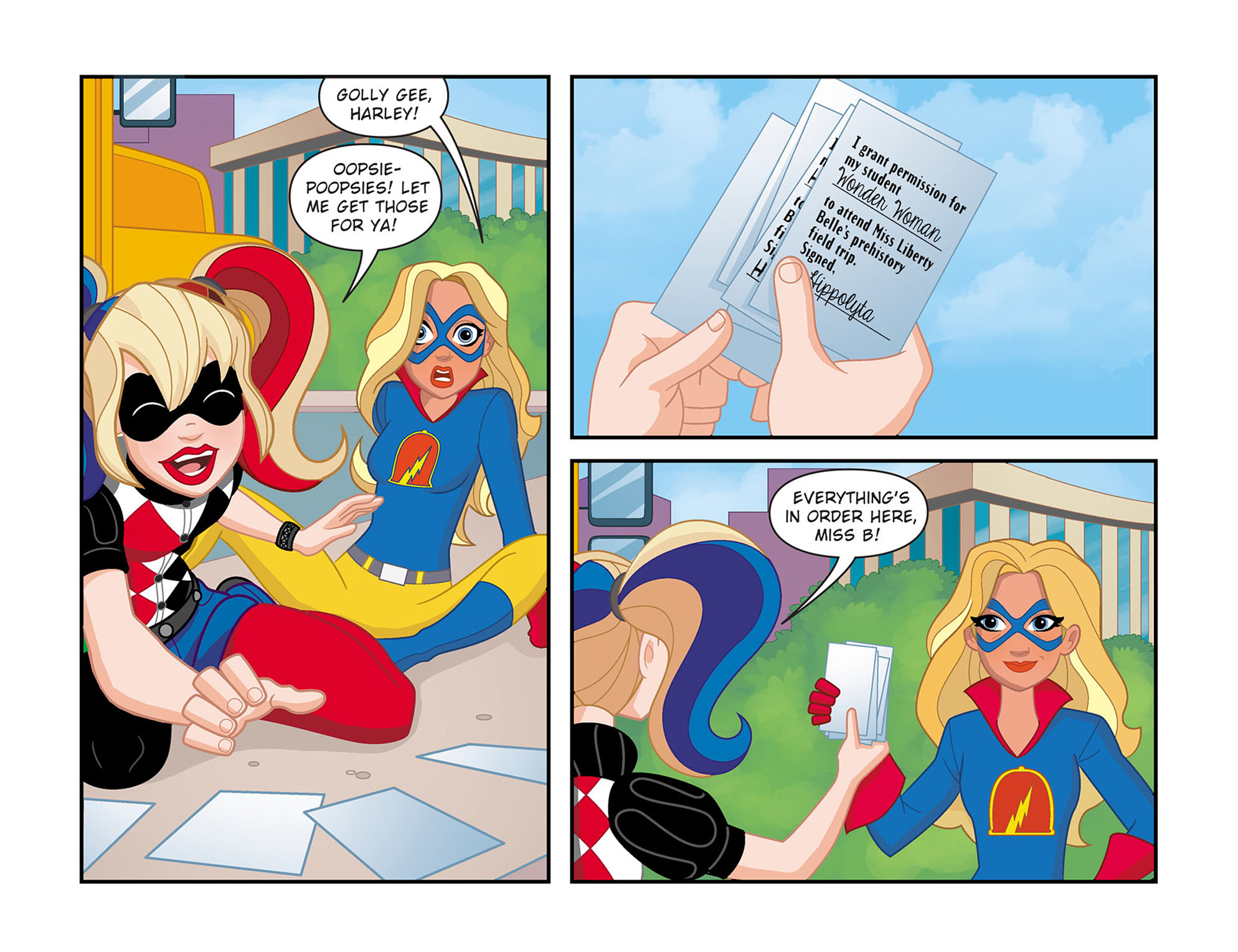 Read online DC Super Hero Girls: Past Times at Super Hero High comic -  Issue #1 - 9