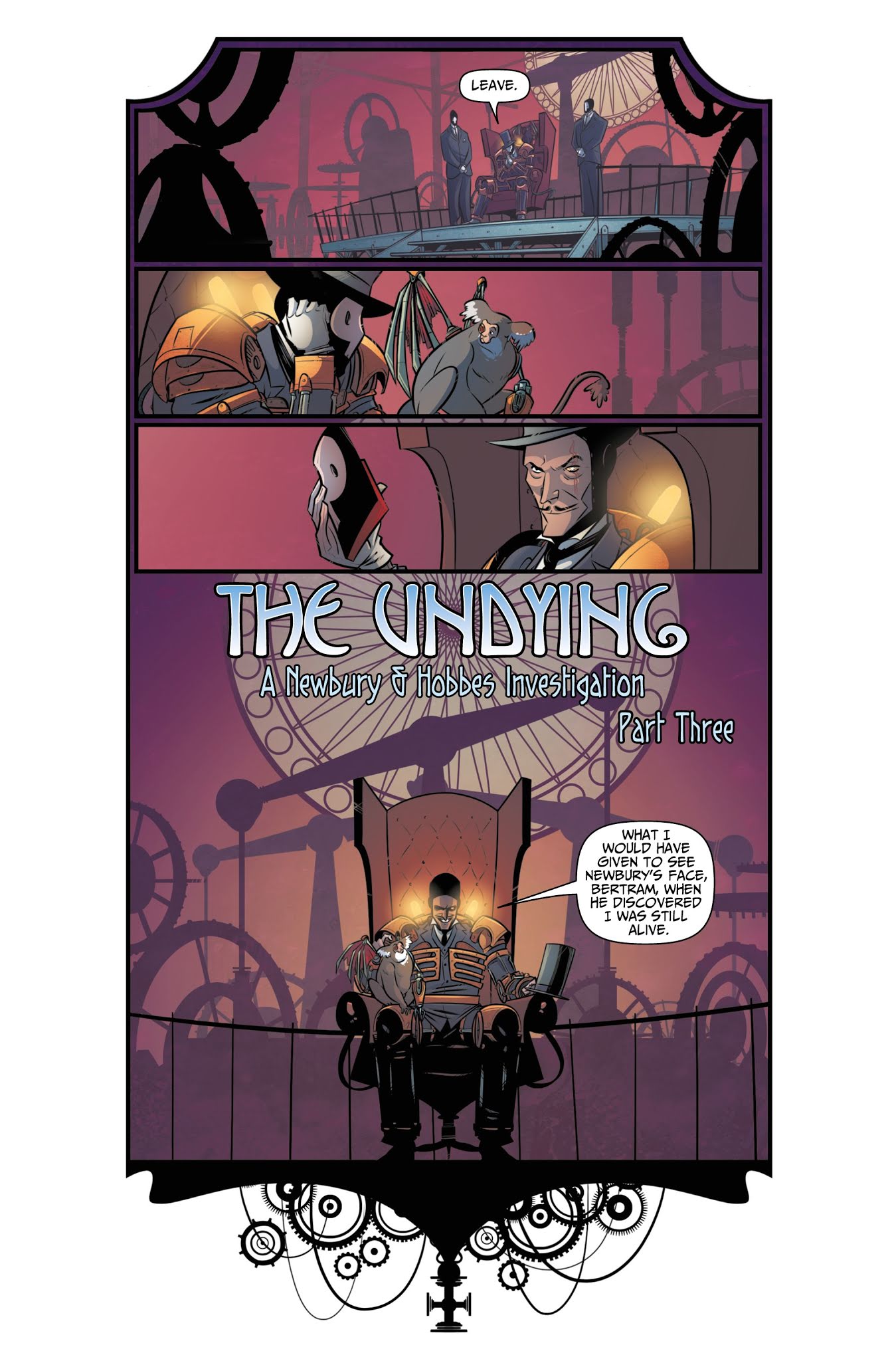 Read online Newbury & Hobbes: The Undying comic -  Issue #3 - 6