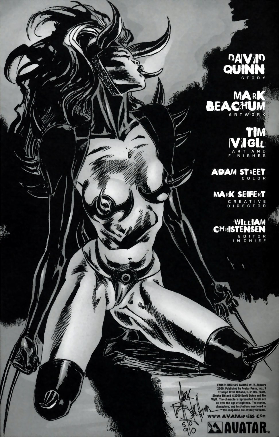 Read online Faust: Singha's Talons comic -  Issue #0.5 - 4