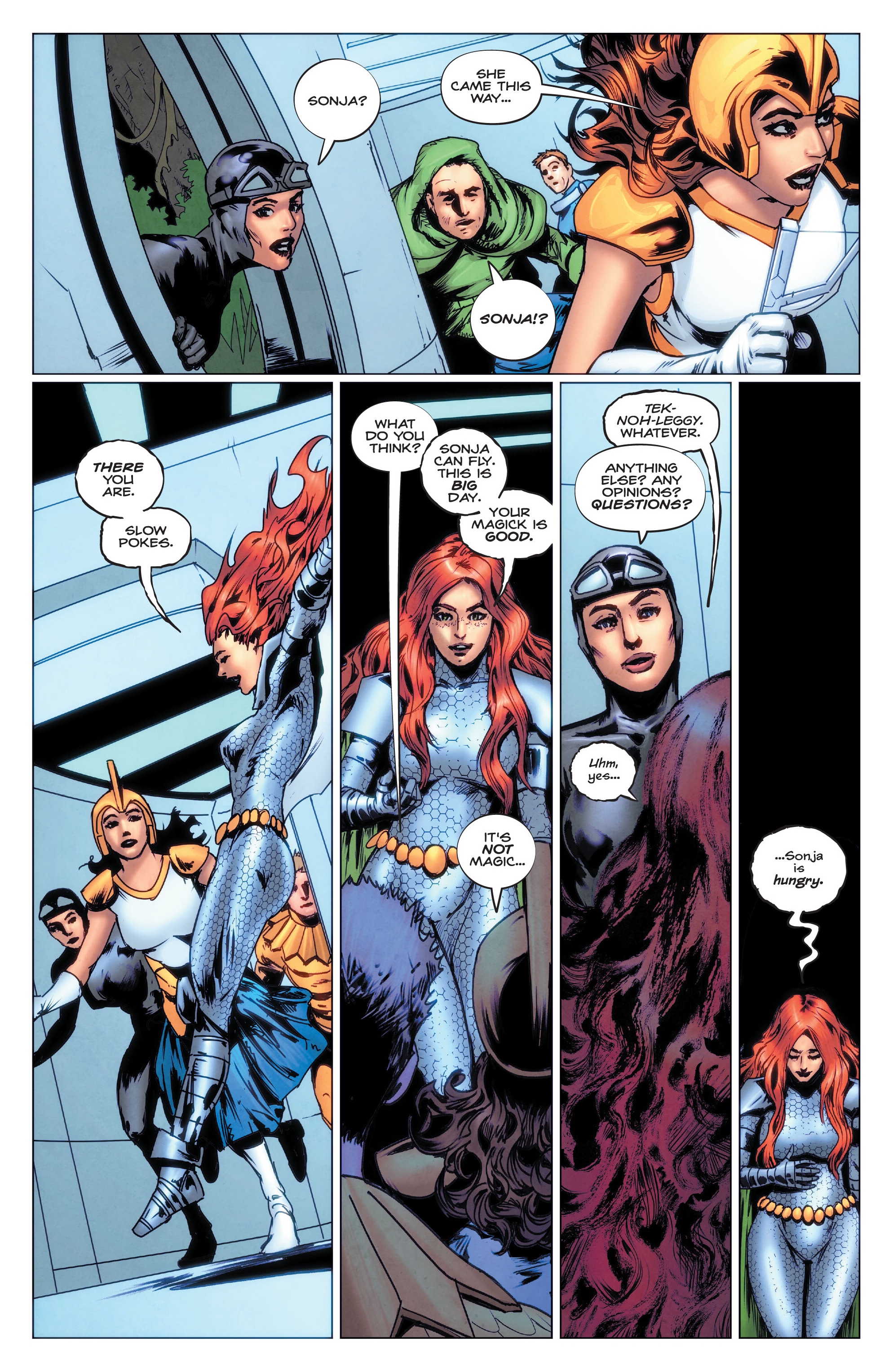 Read online Red Sonja: The Superpowers comic -  Issue # TPB (Part 1) - 90