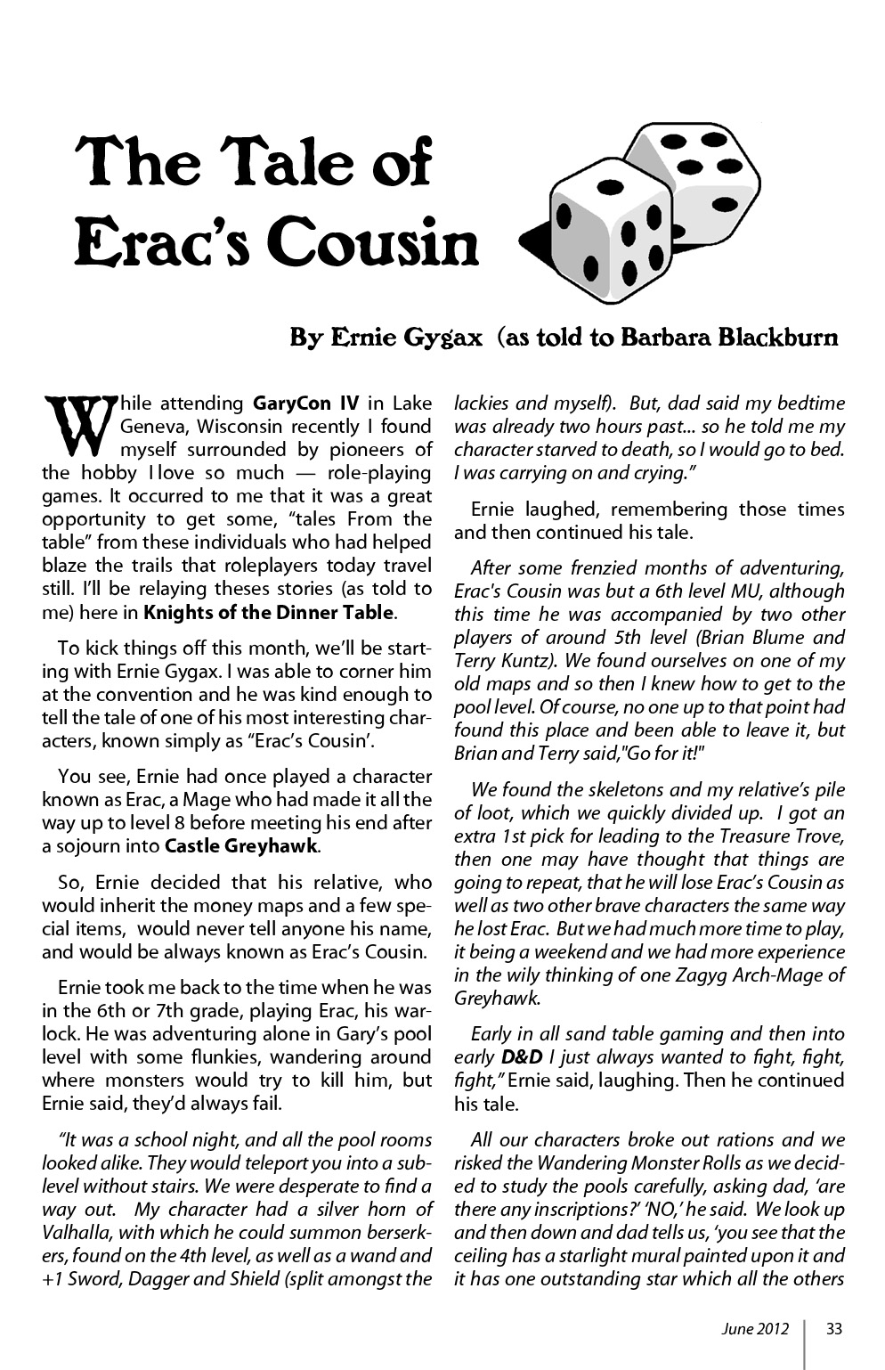 Read online Knights of the Dinner Table comic -  Issue #188 - 35