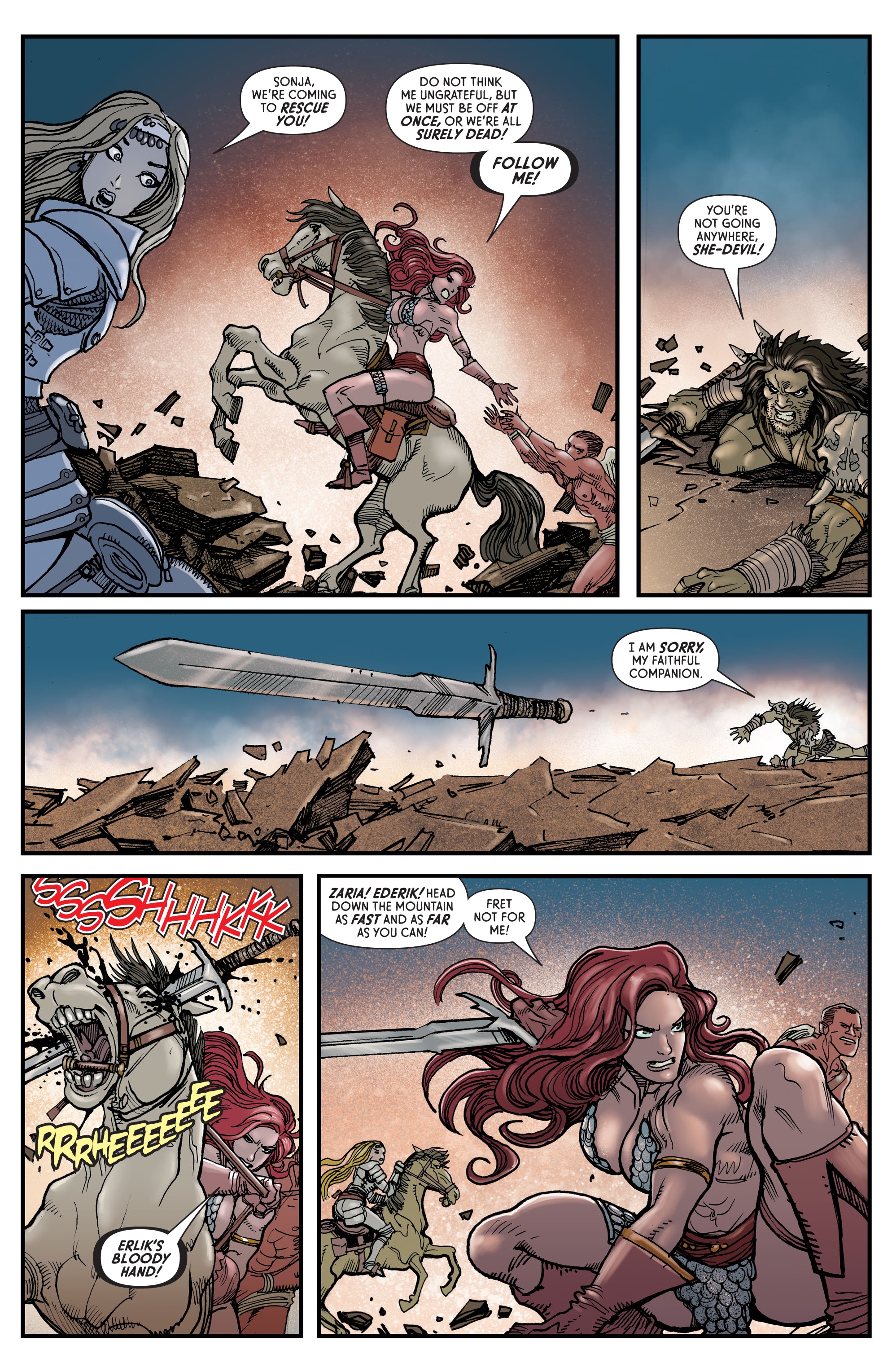 Read online The Invincible Red Sonja comic -  Issue #6 - 10