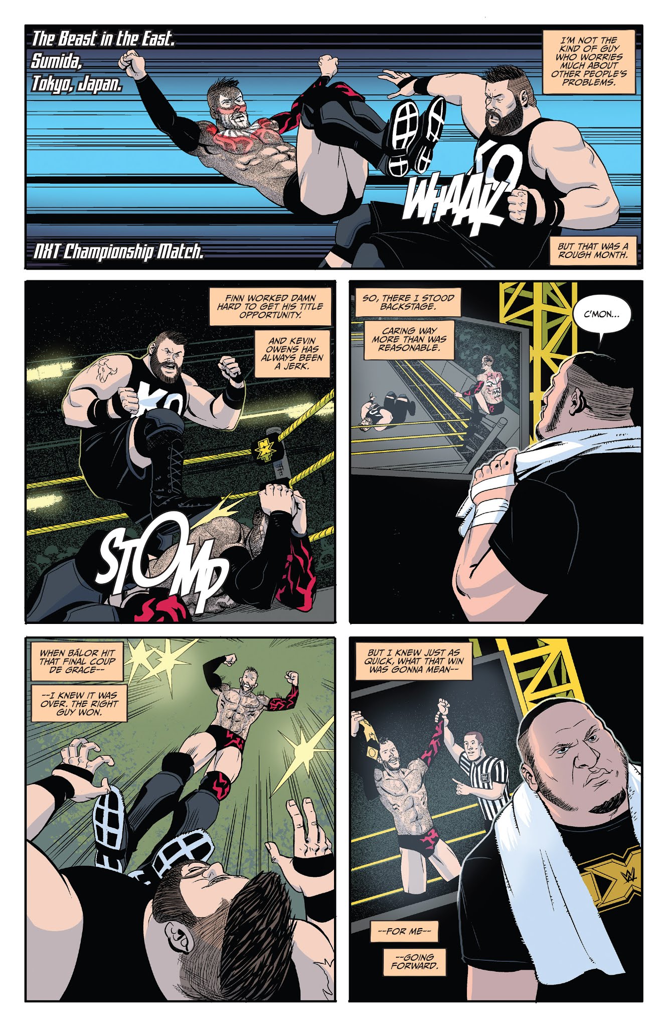 Read online WWE: NXT Takeover - Proving Ground comic -  Issue # Full - 10
