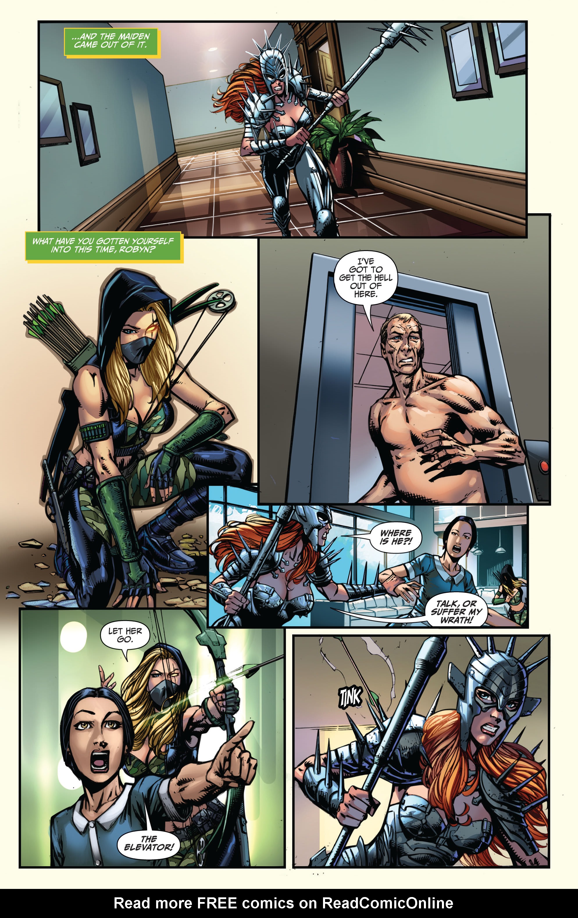 Read online Robyn Hood: Iron Maiden comic -  Issue #2 - 5