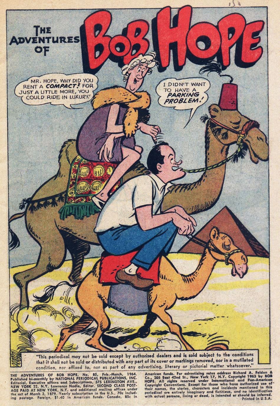 Read online The Adventures of Bob Hope comic -  Issue #85 - 3