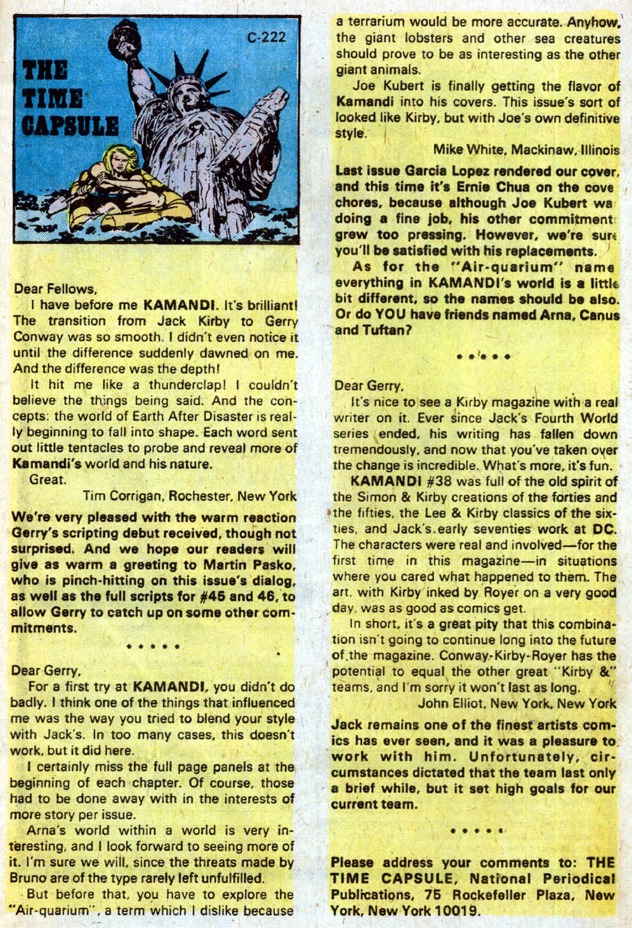 Read online Kamandi, The Last Boy On Earth comic -  Issue #43 - 19