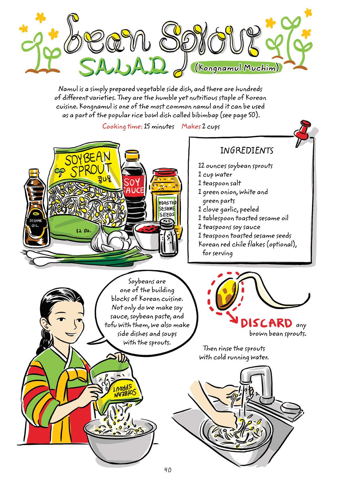 Read online Cook Korean! A Comic Book With Recipes comic -  Issue # TPB (Part 1) - 39