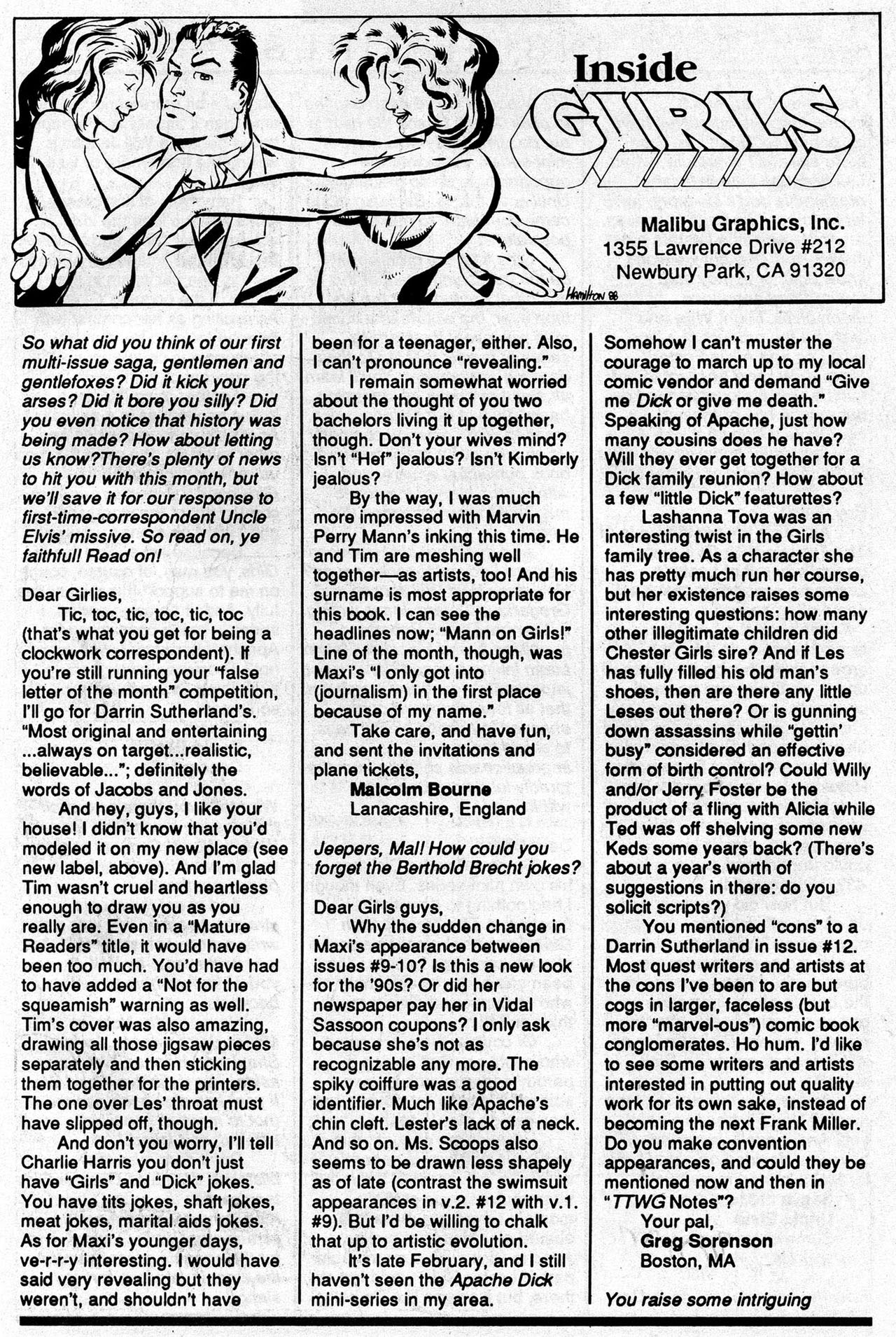 Read online The Trouble With Girls (1989) comic -  Issue #16 - 29
