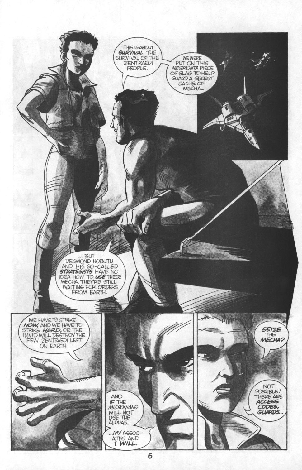 Read online Robotech: Invid War comic -  Issue #6 - 7