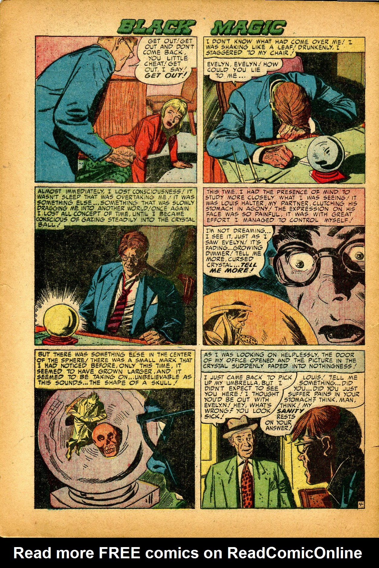 Read online Black Magic (1950) comic -  Issue #8 - 36
