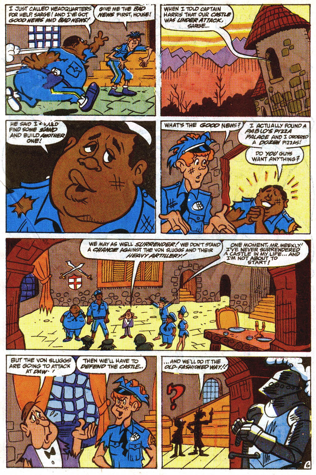 Read online Police Academy comic -  Issue #6 - 7