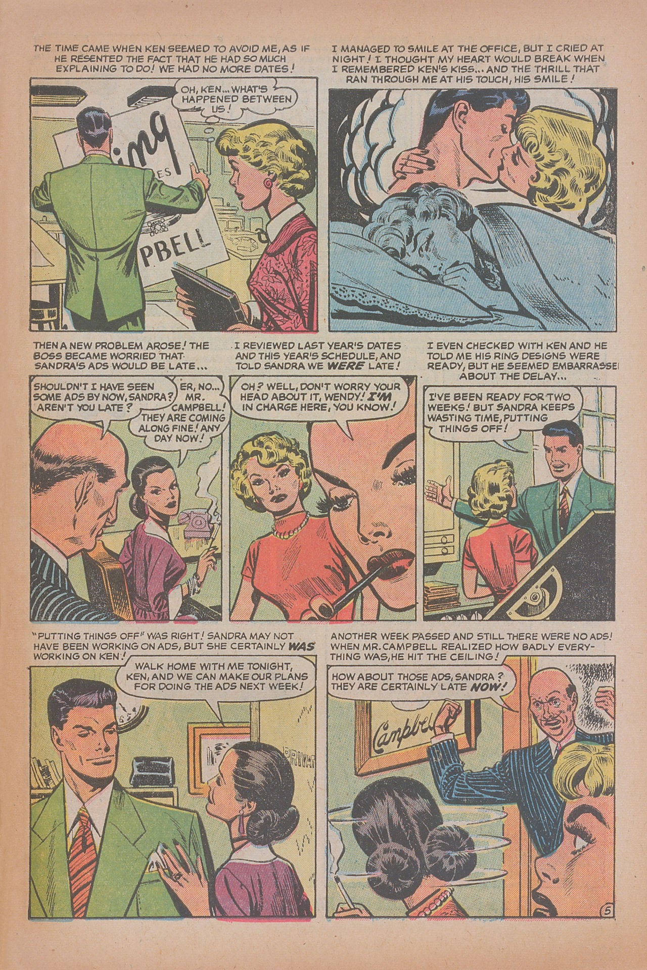 Read online Love Romances comic -  Issue #39 - 7