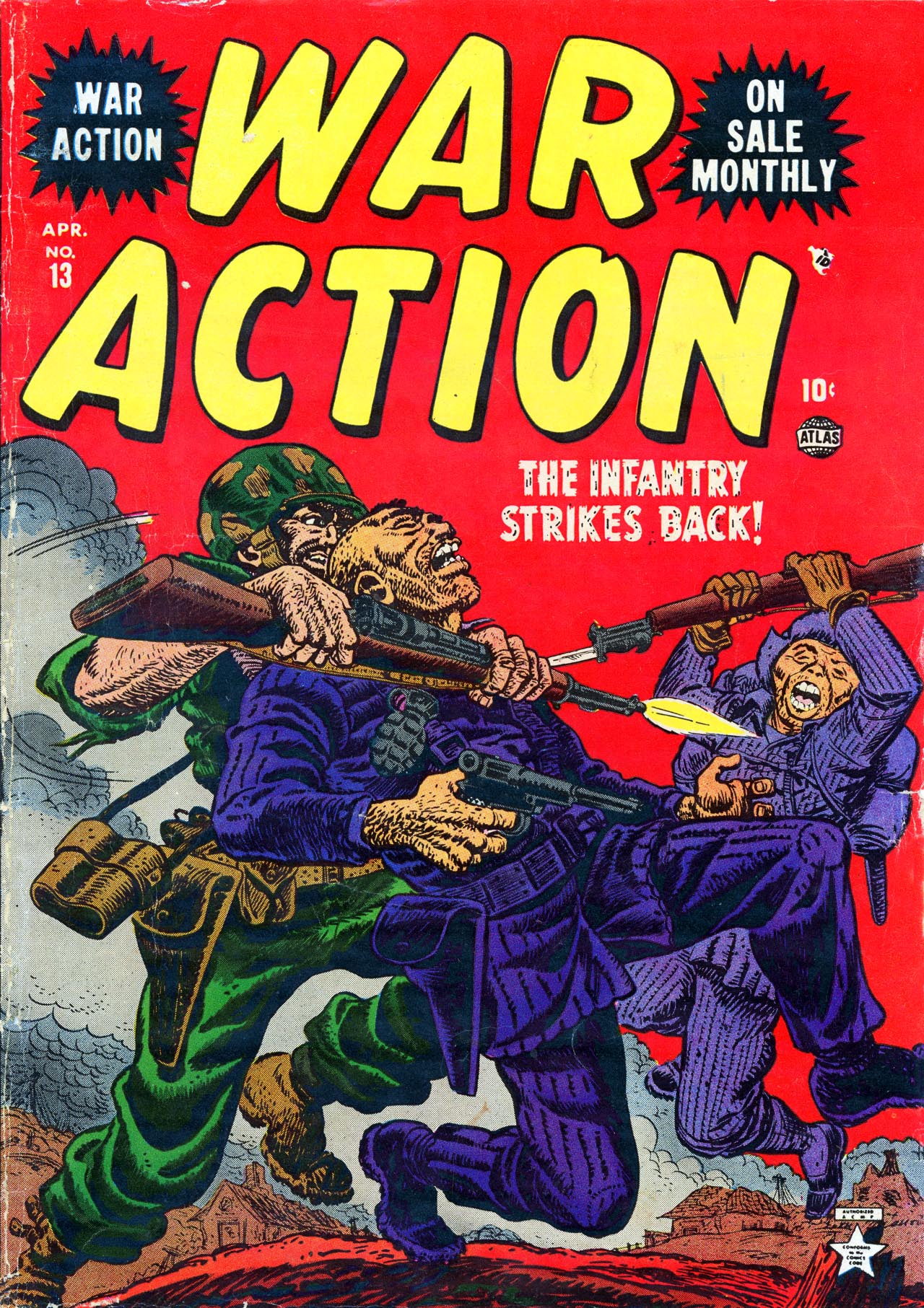 Read online War Action comic -  Issue #13 - 1