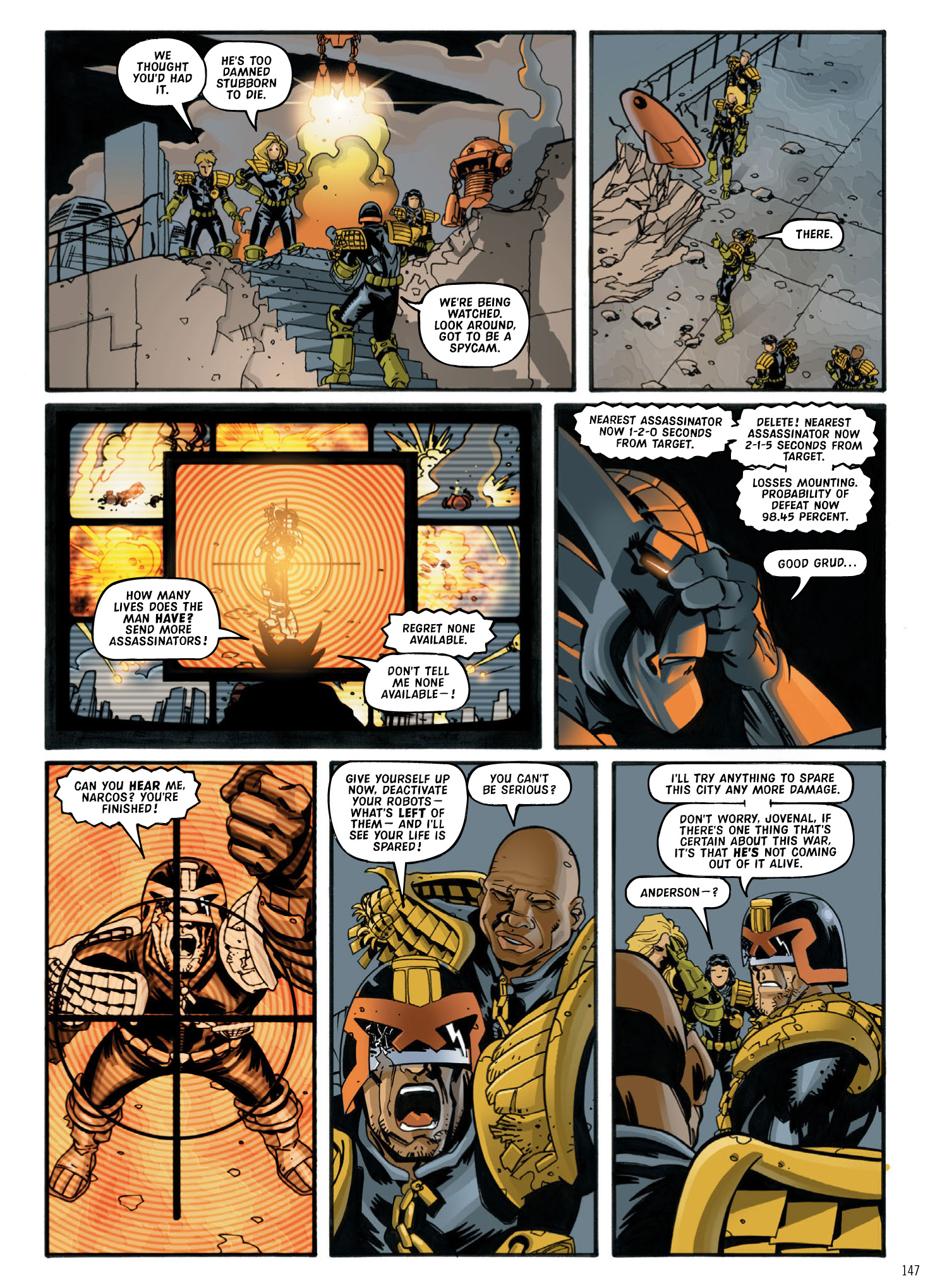 Read online Judge Dredd: The Complete Case Files comic -  Issue # TPB 30 - 149