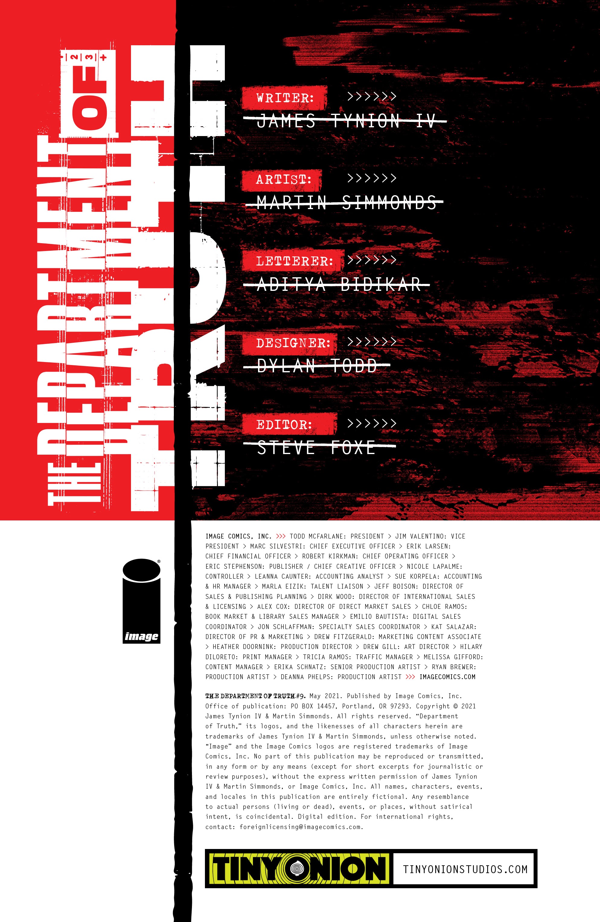 Read online The Department of Truth comic -  Issue #9 - 2