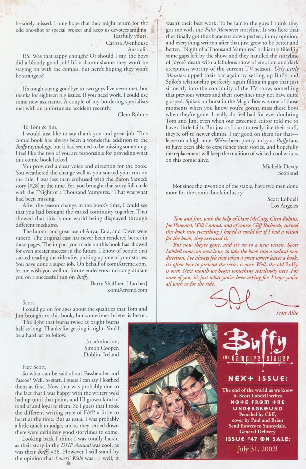 Read online Buffy the Vampire Slayer (1998) comic -  Issue #46 - 27