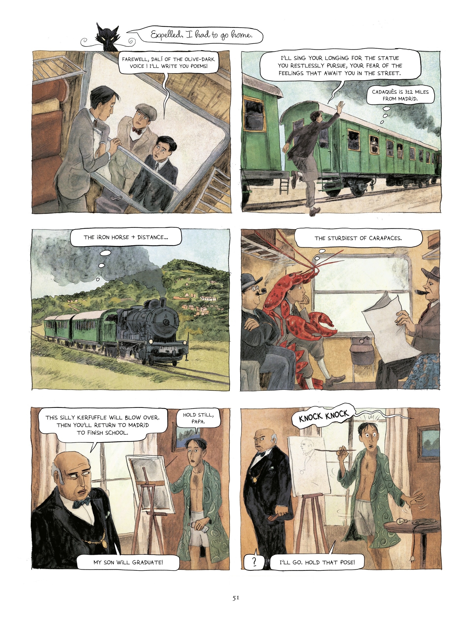 Read online Dalí: Before Gala comic -  Issue # TPB - 53