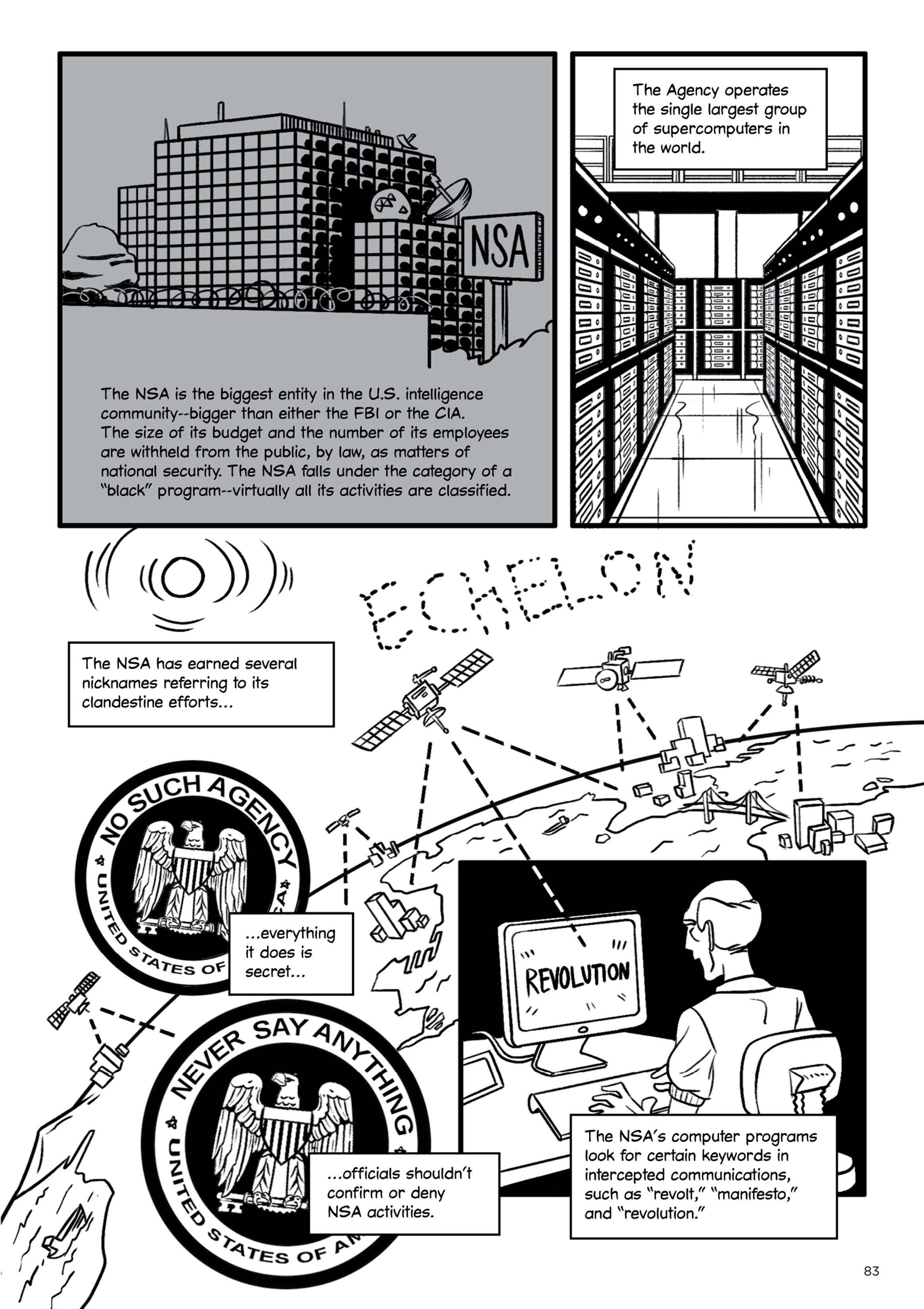 Read online The Machine Never Blinks: A Graphic History of Spying and Surveillance comic -  Issue # TPB - 93