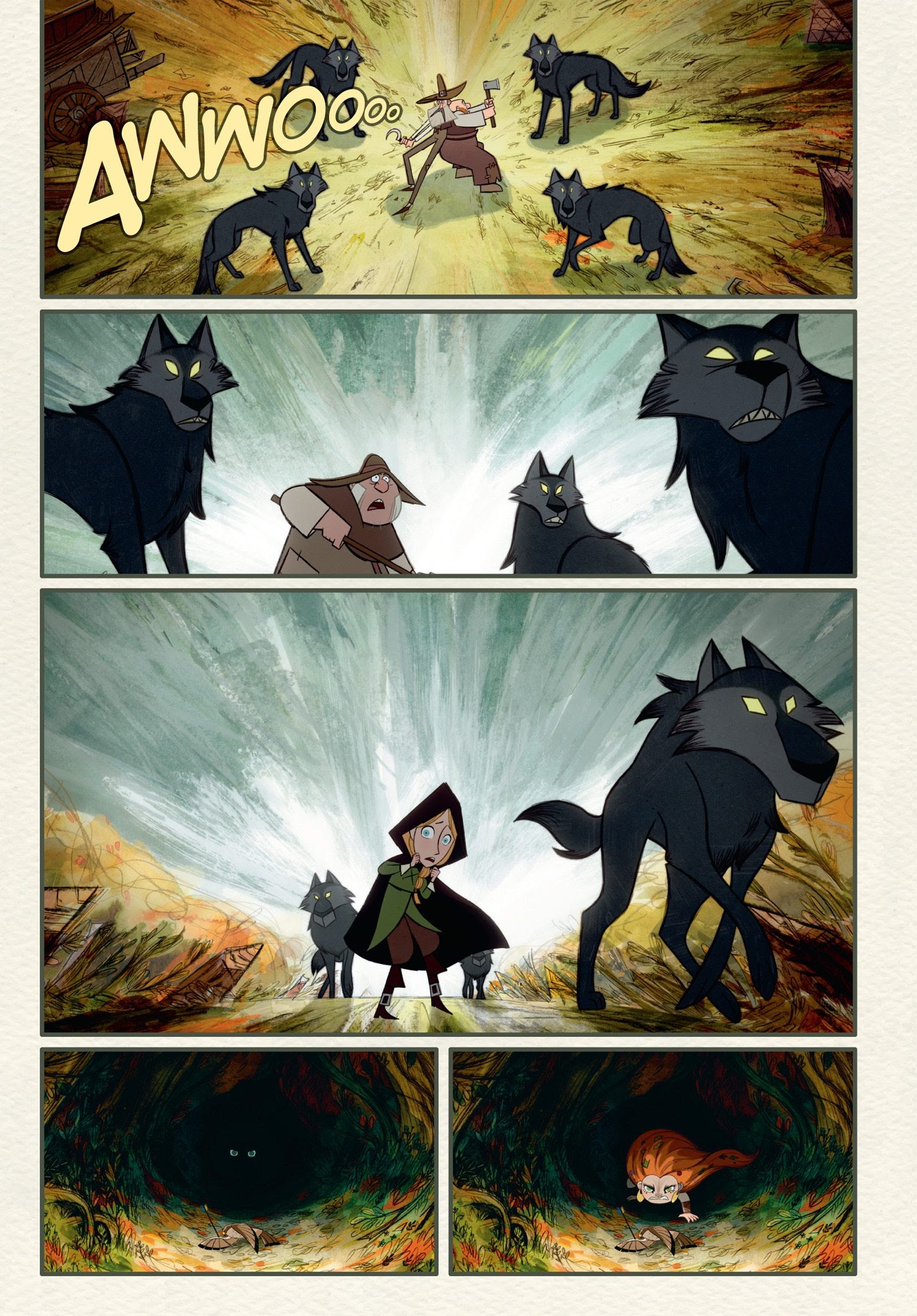 Read online Wolfwalkers: The Graphic Novel comic -  Issue # TPB (Part 1) - 55