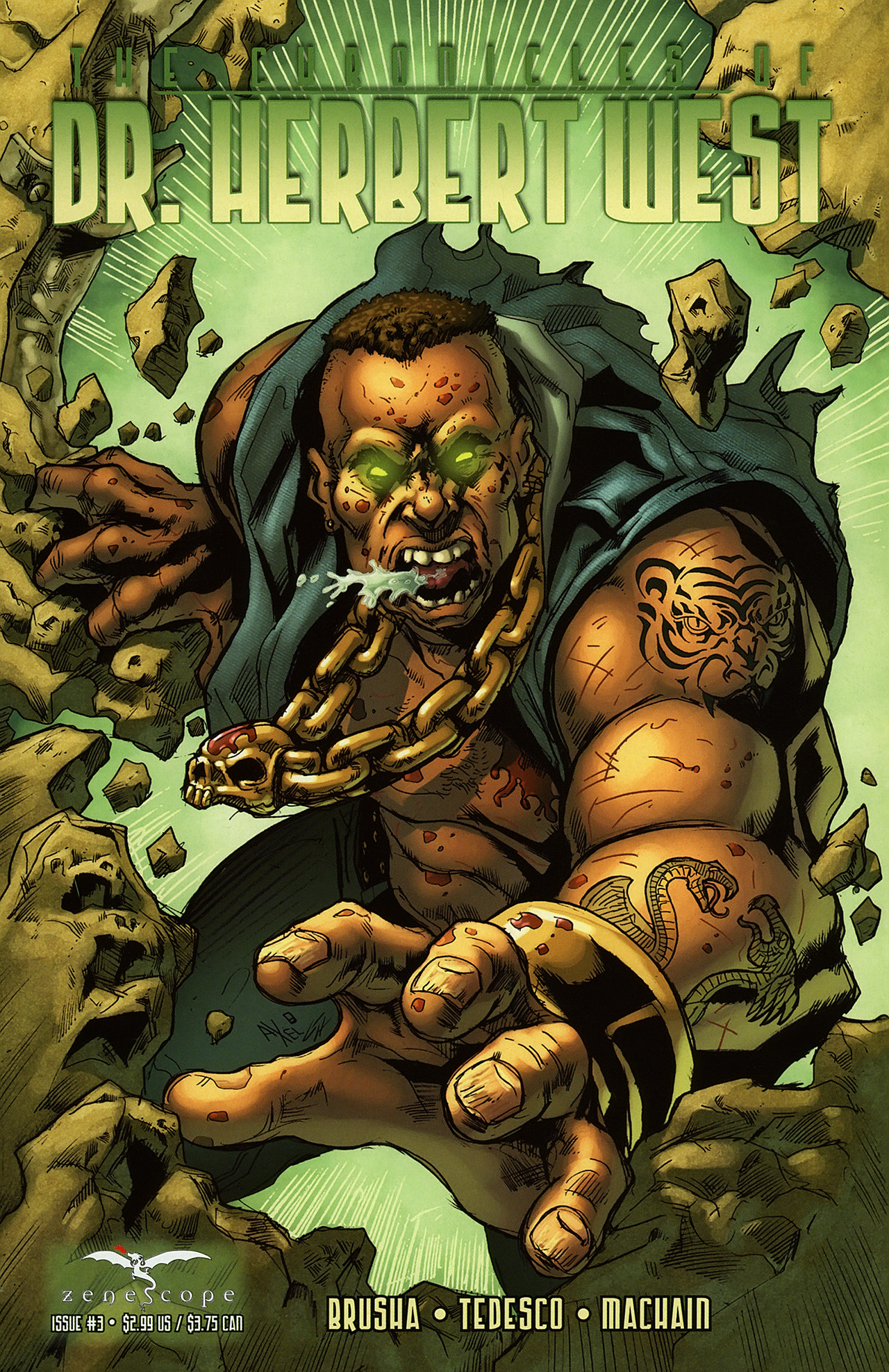 Read online The Chronicles of Dr. Herbert West comic -  Issue #3 - 1