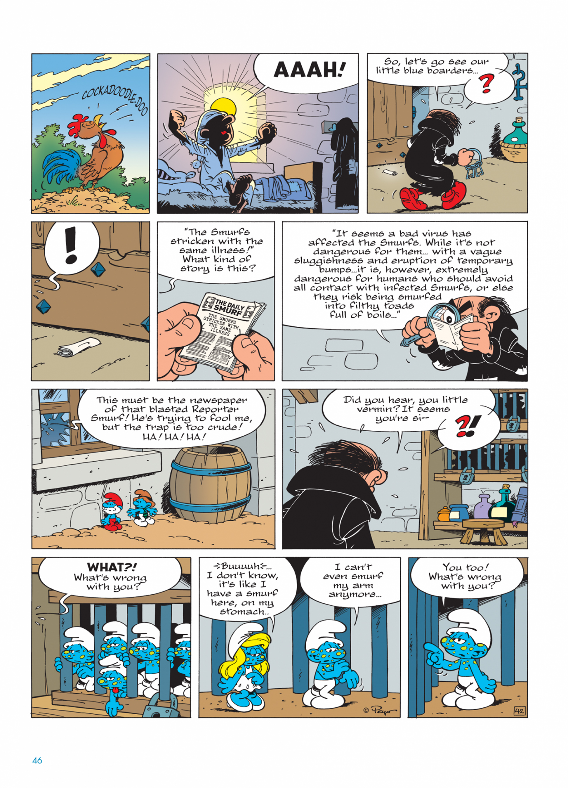 Read online The Smurfs comic -  Issue #24 - 46