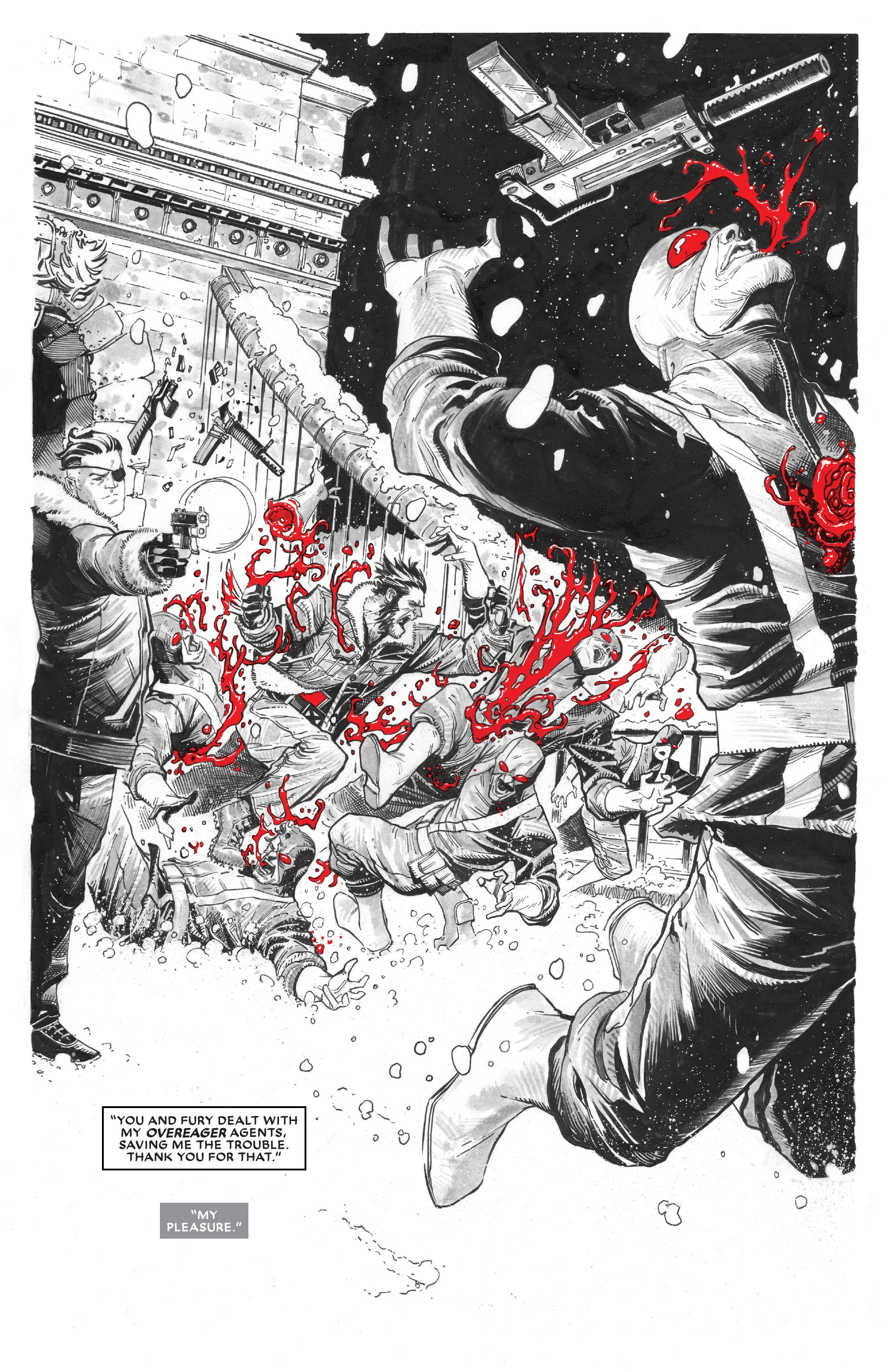 Read online Wolverine: Black, White & Blood comic -  Issue #1 - 13