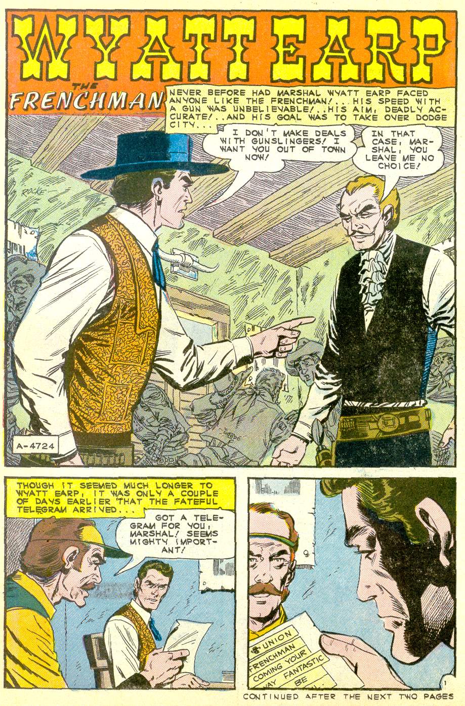 Read online Wyatt Earp Frontier Marshal comic -  Issue #60 - 22