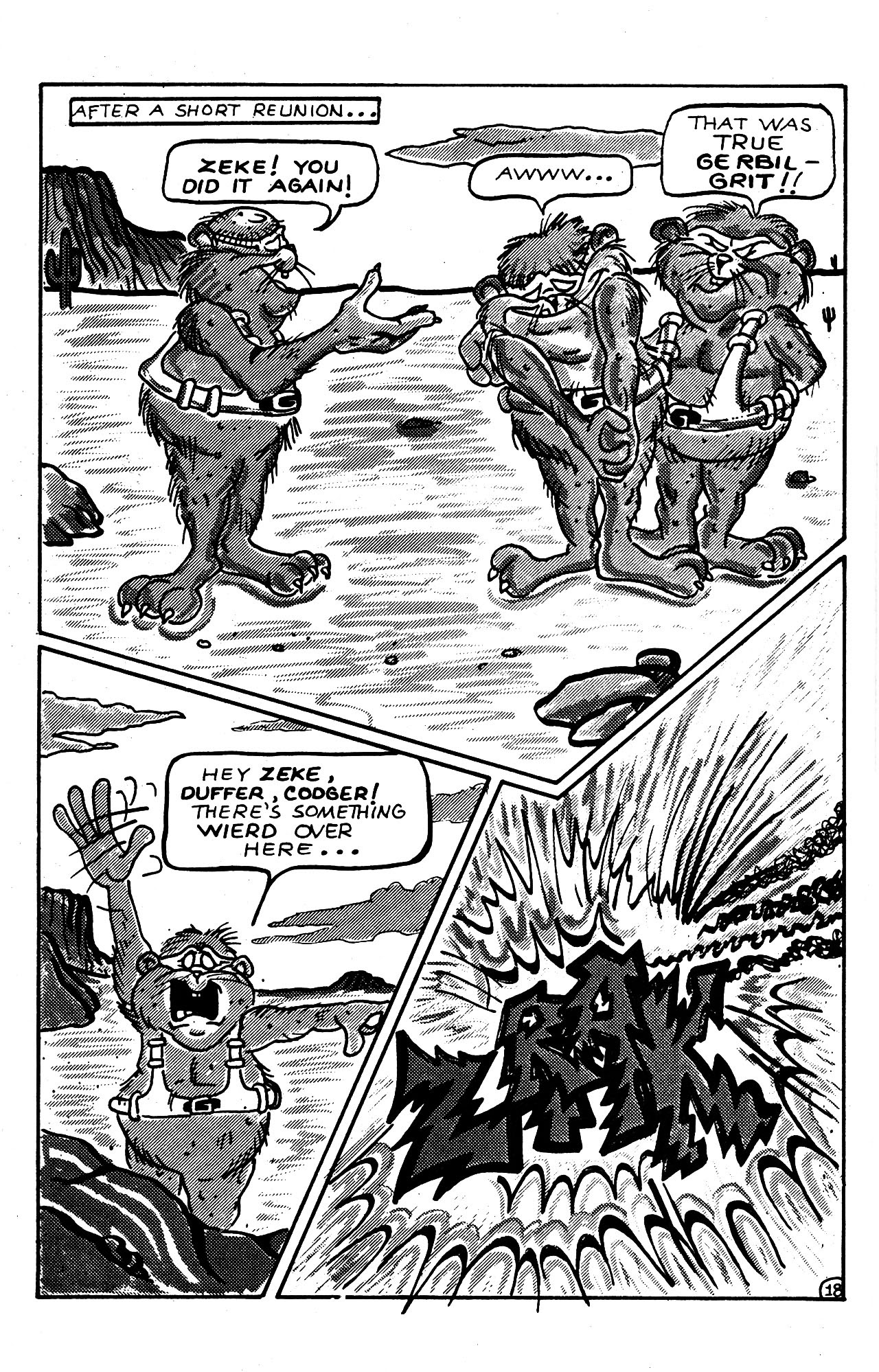 Read online Geriatric Gangrene Jujitsu Gerbils comic -  Issue #2 - 21