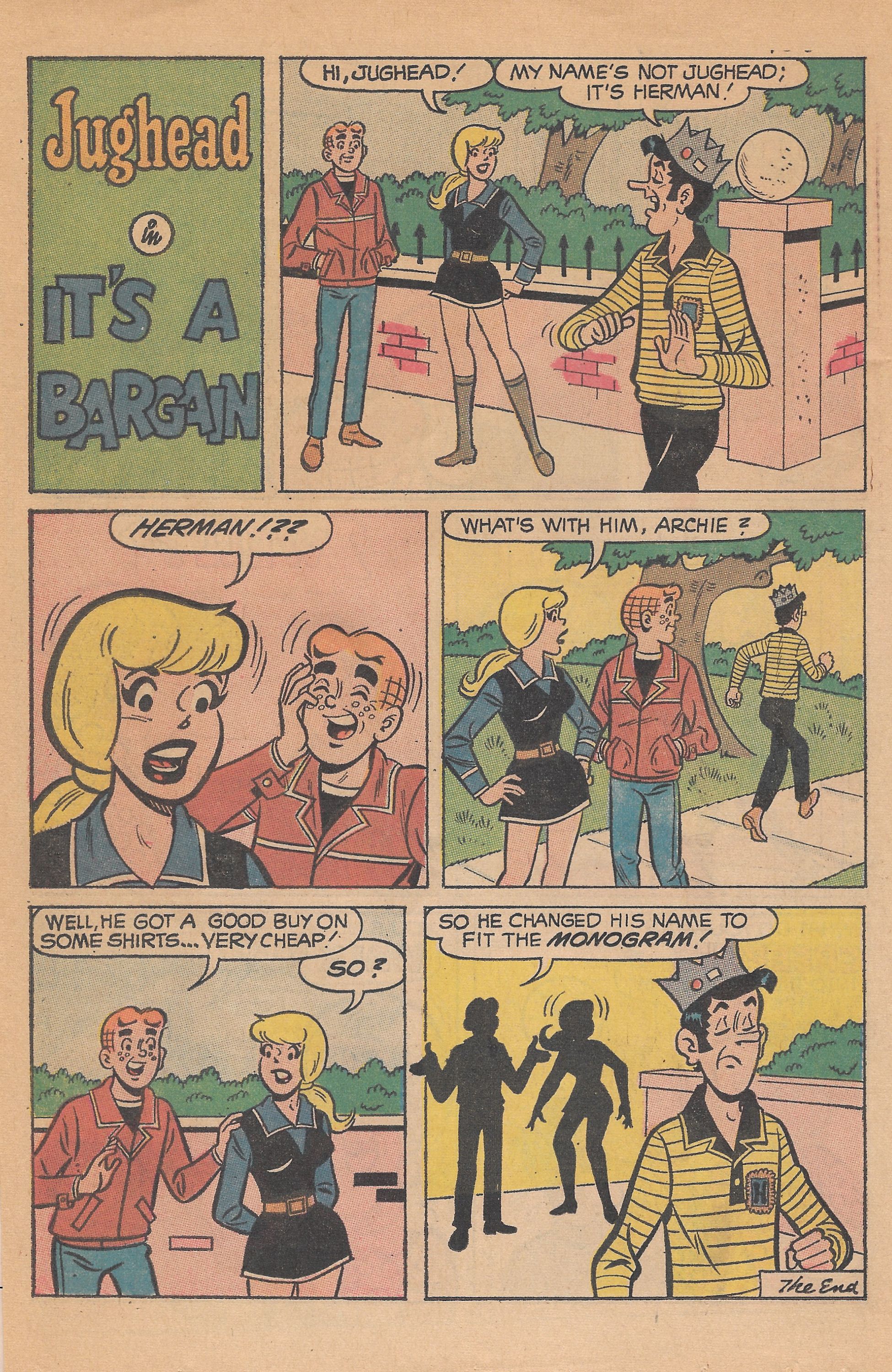 Read online Jughead's Jokes comic -  Issue #19 - 6
