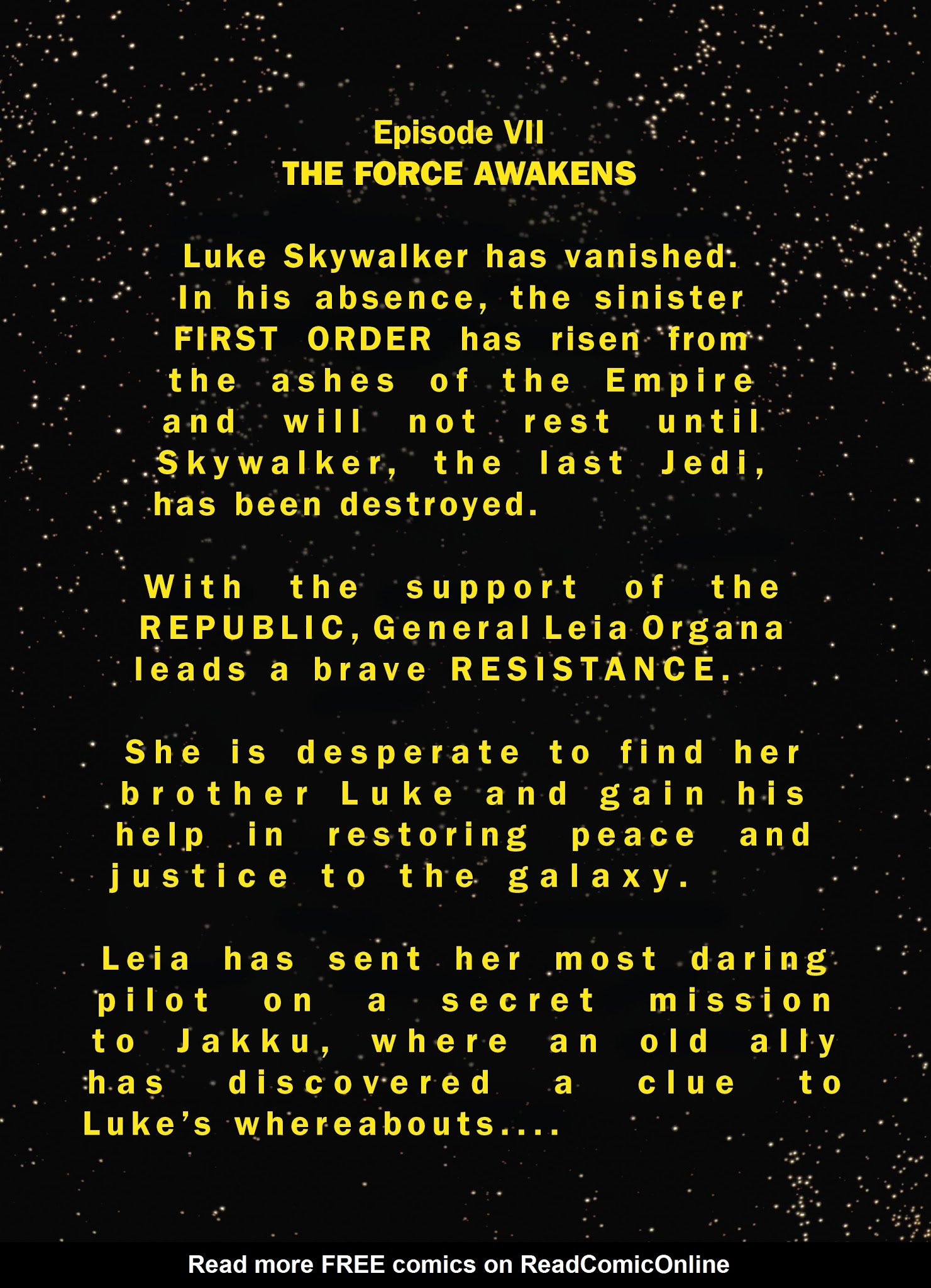 Read online Star Wars: The Force Awakens Graphic Novel Adaptation comic -  Issue # Full - 5