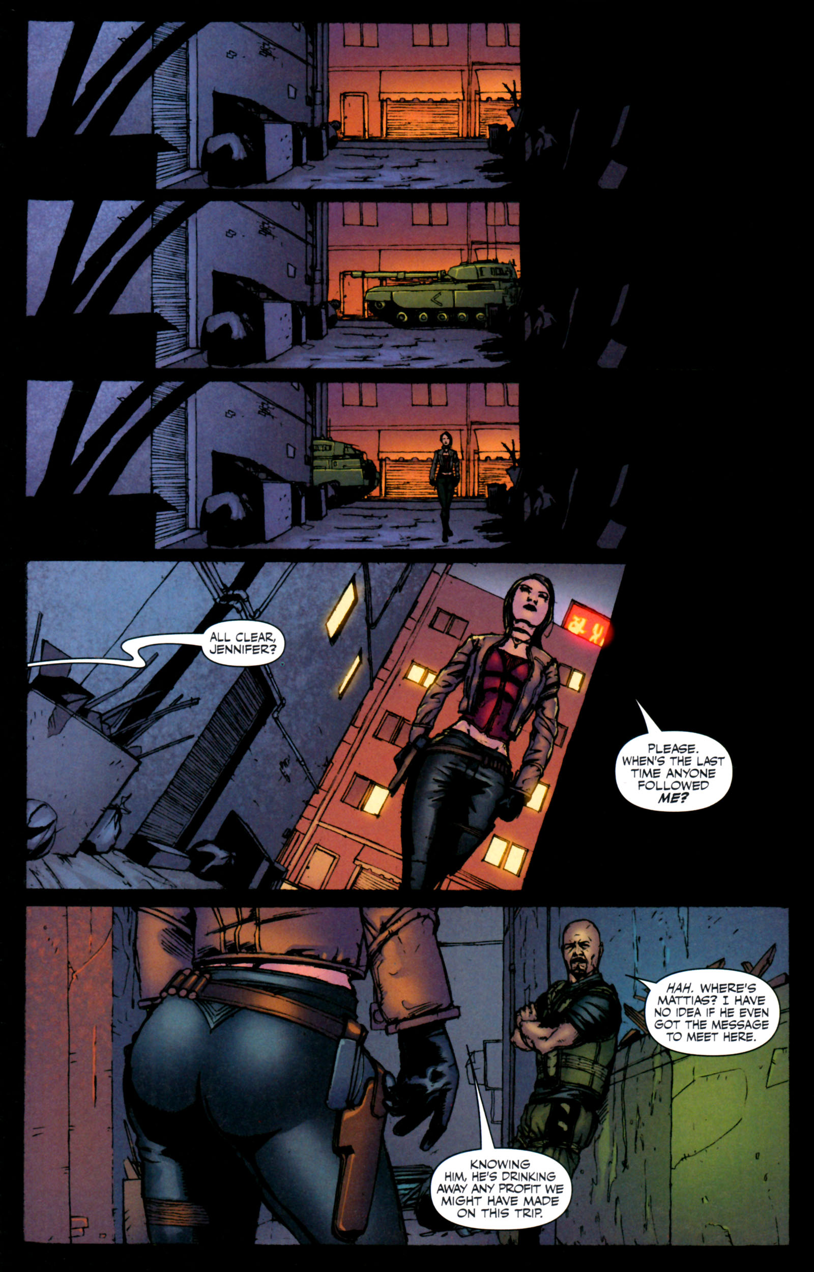 Read online Mercenaries comic -  Issue #2 - 21