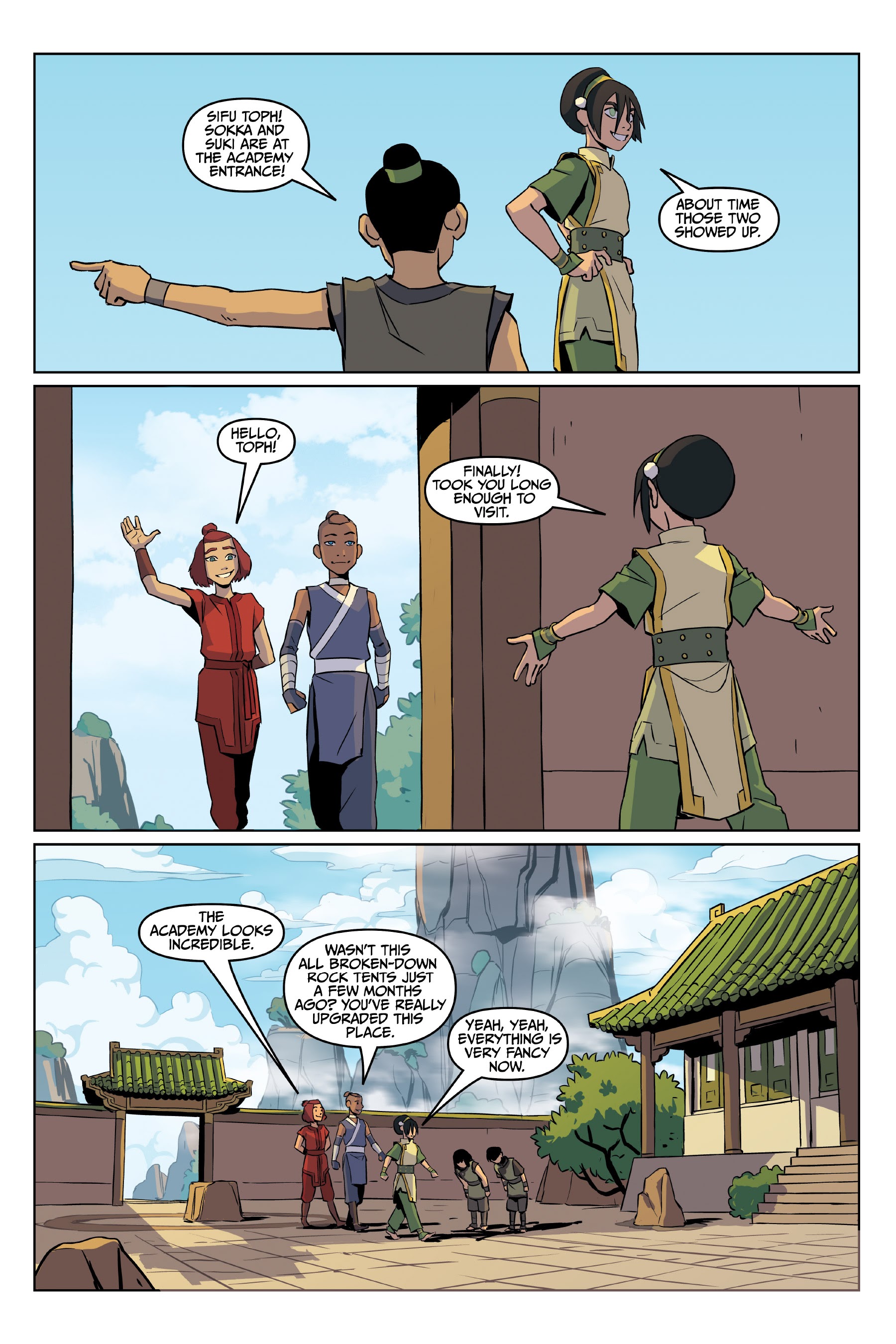 Read online Nickelodeon Avatar: The Last Airbender - Toph Beifong's Metalbending Academy comic -  Issue # TPB - 9