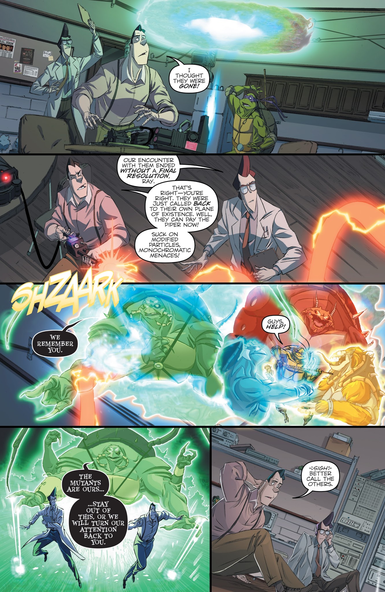 Read online Teenage Mutant Ninja Turtles/Ghostbusters 2 comic -  Issue #1 - 15