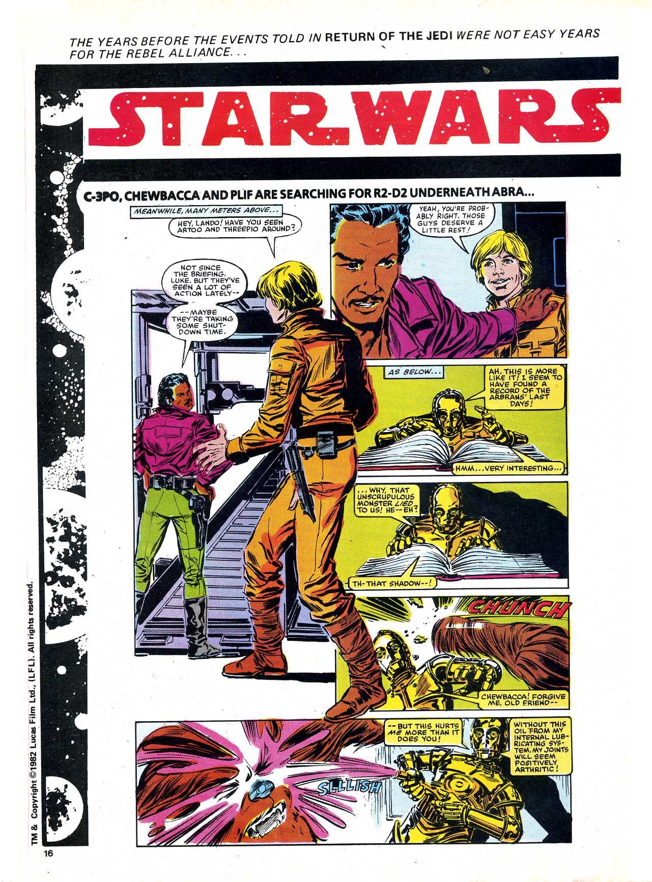 Read online Return of the Jedi comic -  Issue #138 - 16