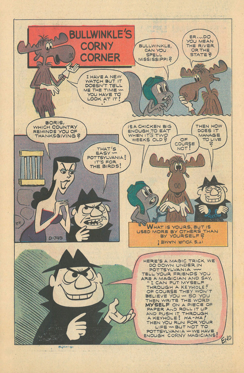 Read online Bullwinkle And Rocky (1970) comic -  Issue #3 - 6