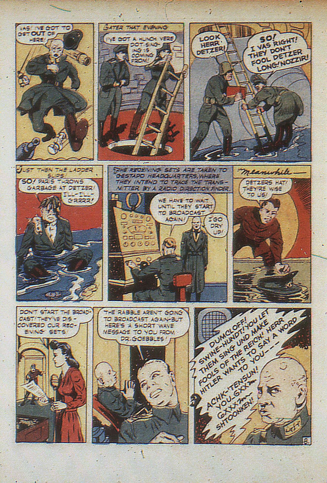 Read online Captain Battle Comics comic -  Issue #1 - 10