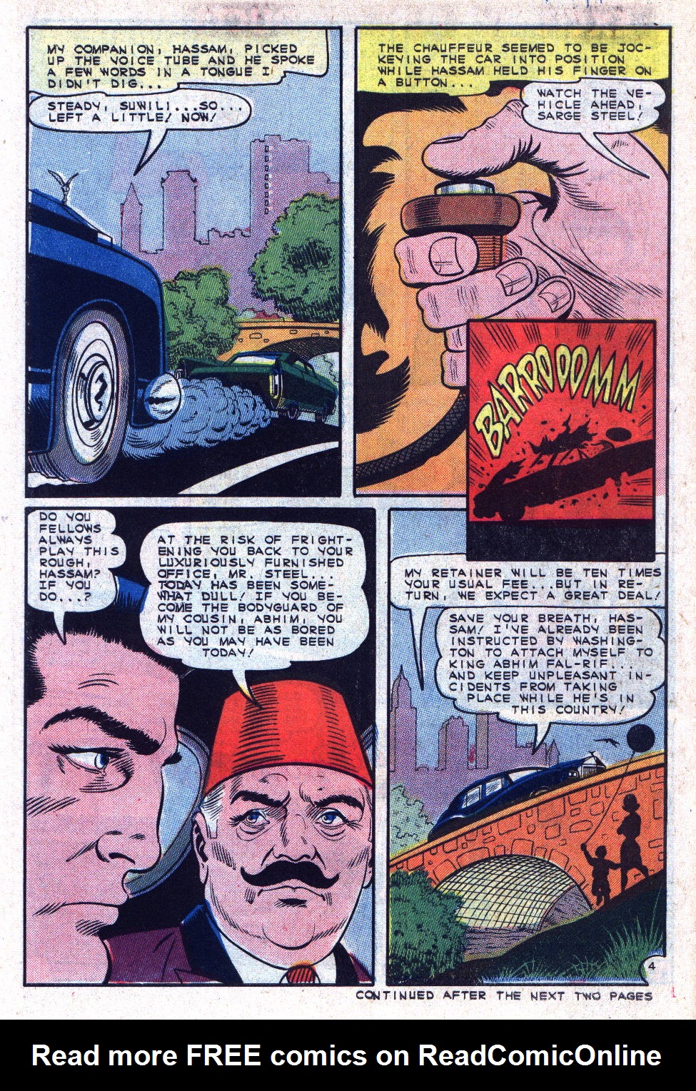 Read online Sarge Steel comic -  Issue #6 - 6