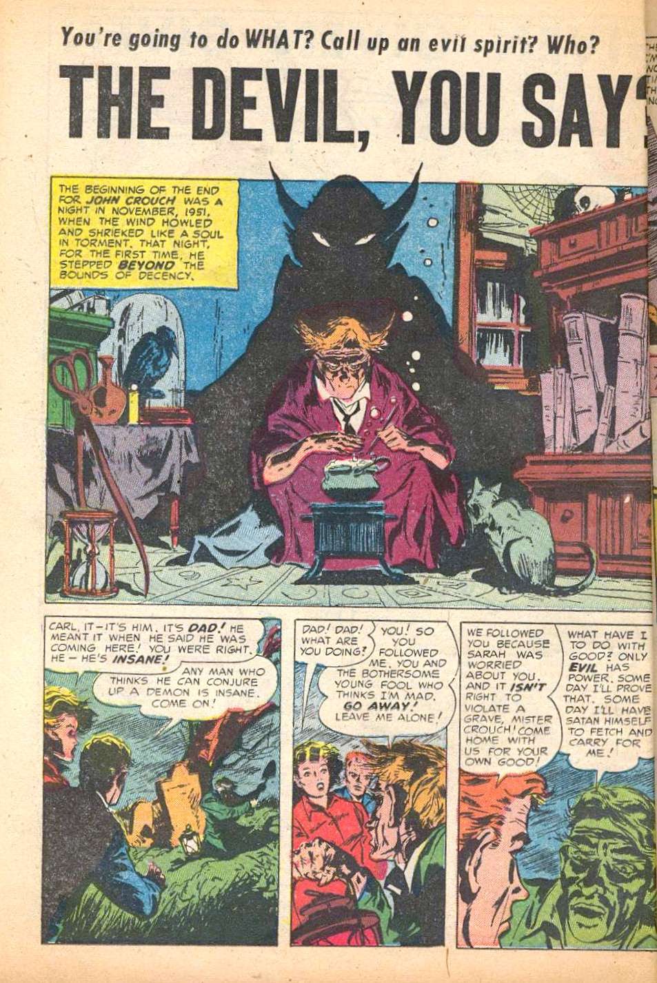 Read online Black Magic (1950) comic -  Issue #30 - 18