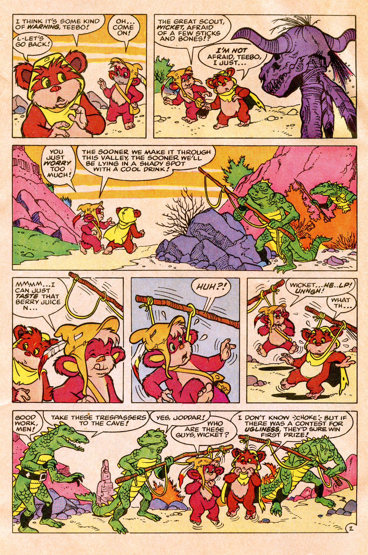 Read online Ewoks (1987) comic -  Issue #4 - 4